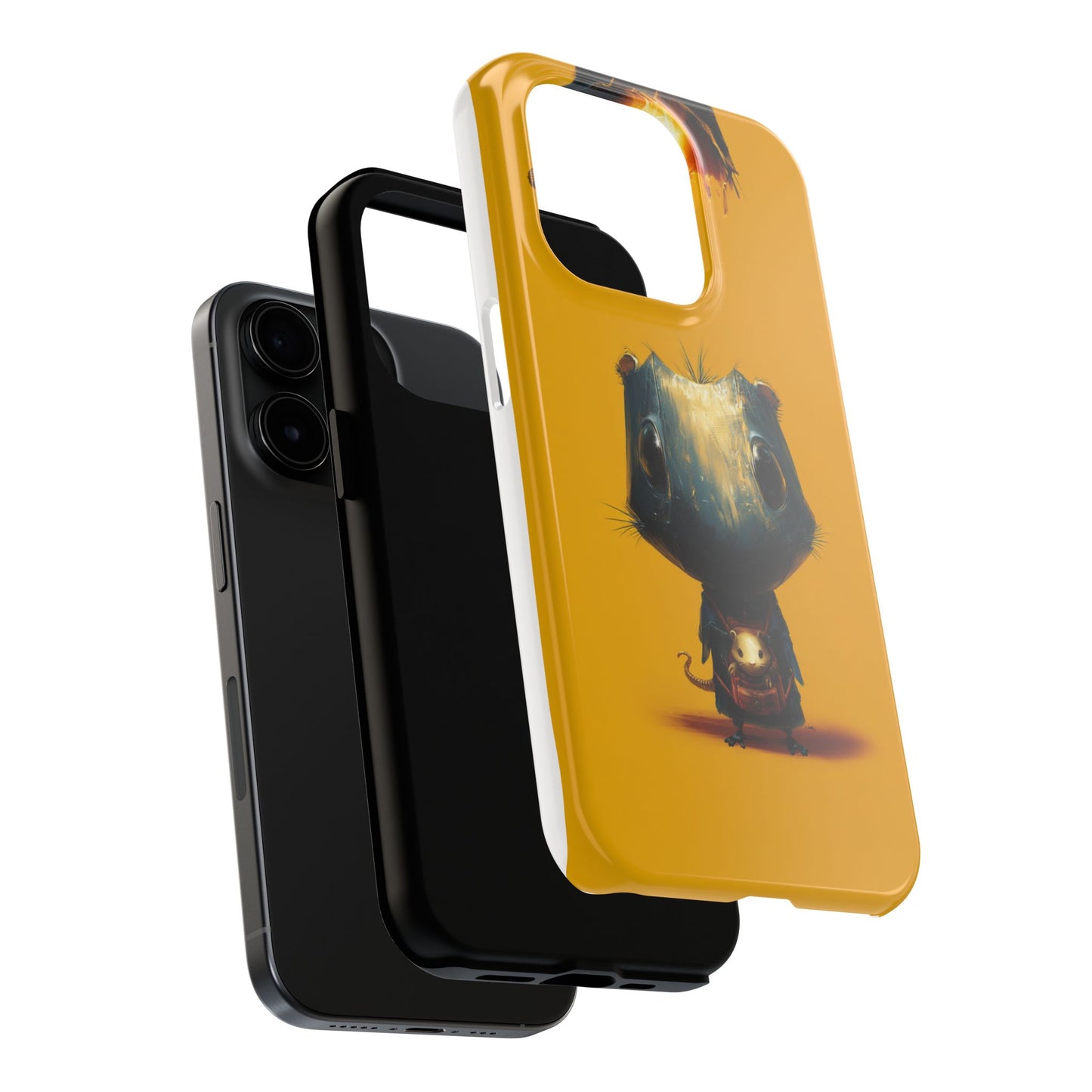 Whimsical Tough Phone Case | Cute Character Design for Animal Lovers