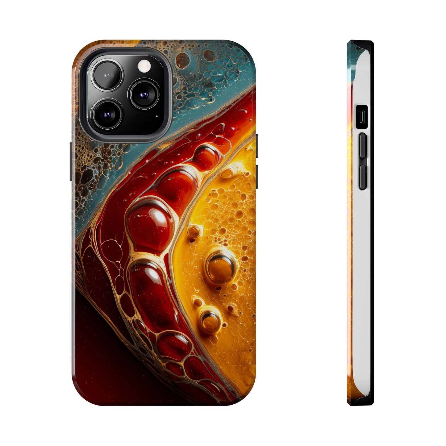Vibrant Abstract Tough Phone Case - Colorful Protection for Your Device