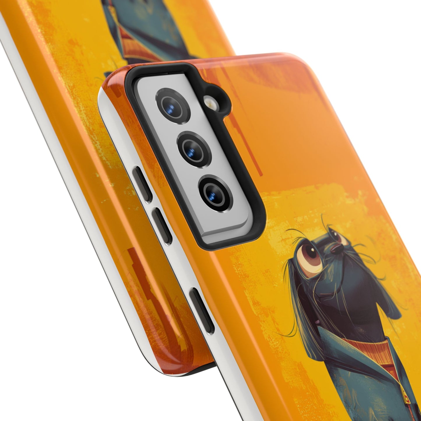 Fun Dog Art Tough Phone Case - Durable Pet Lover Gift