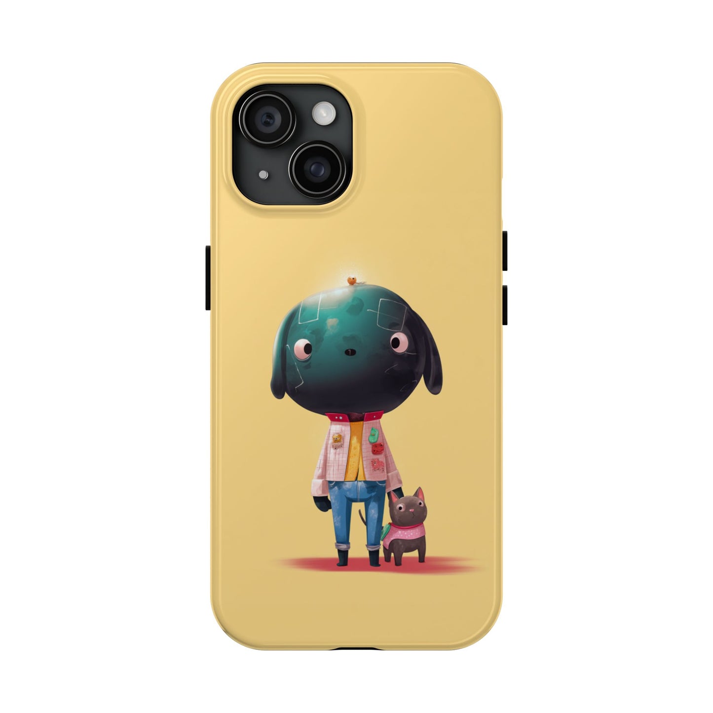 Cute Dog-Themed Tough Phone Cases for Pet Lovers - Durable Protection & Whimsical Design