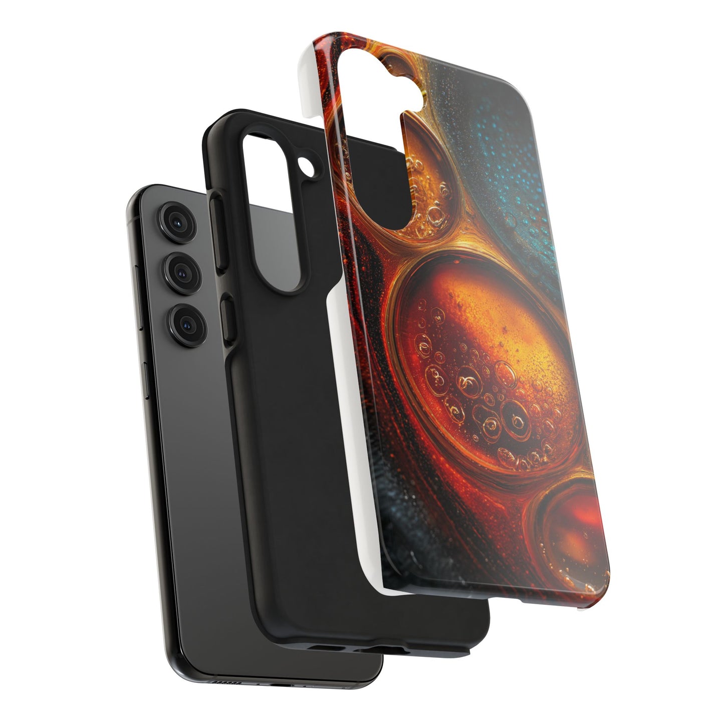 Vibrant Abstract Tough Phone Case – Bubble Design for Ultimate Protection