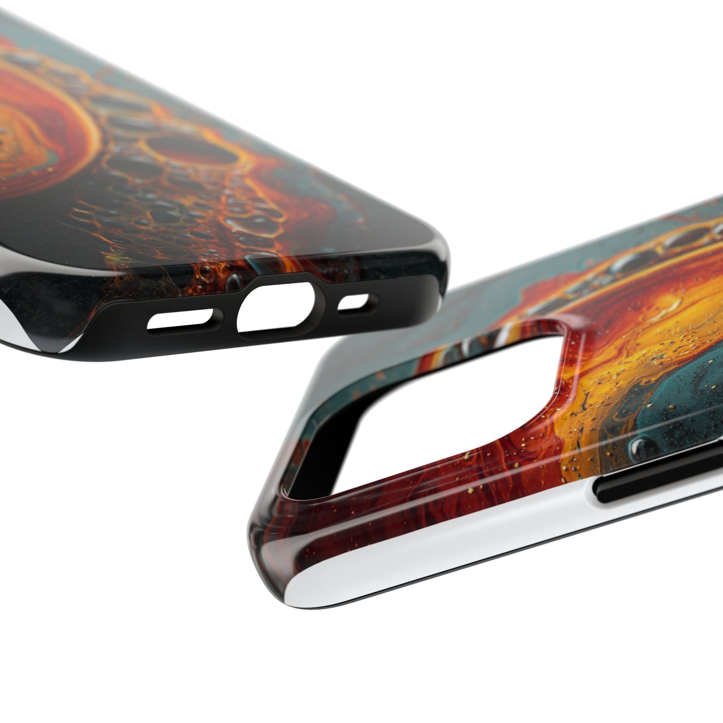 Vibrant Abstract Tough Phone Cases - Stylish Protection