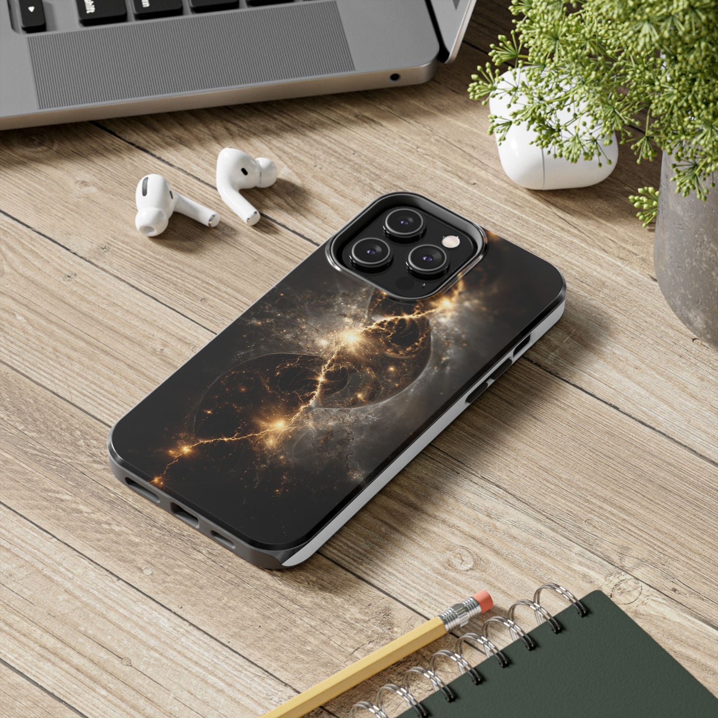 Galaxy-Inspired Tough Phone Case - Cosmic Protection for Your Device