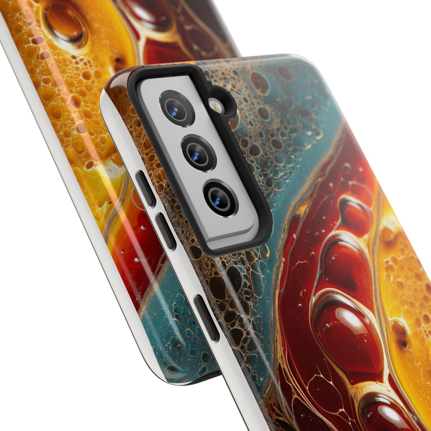 Vibrant Abstract Tough Phone Case - Colorful Protection for Your Device