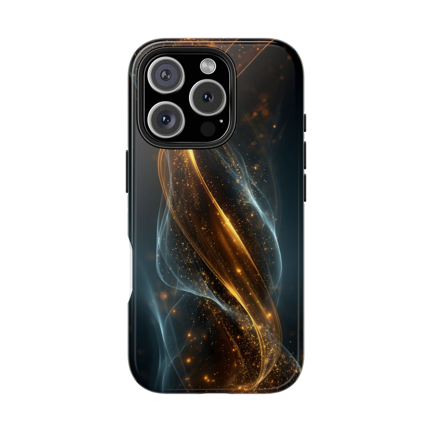 Stylish Tough Phone Case with Elegant Swirl Design