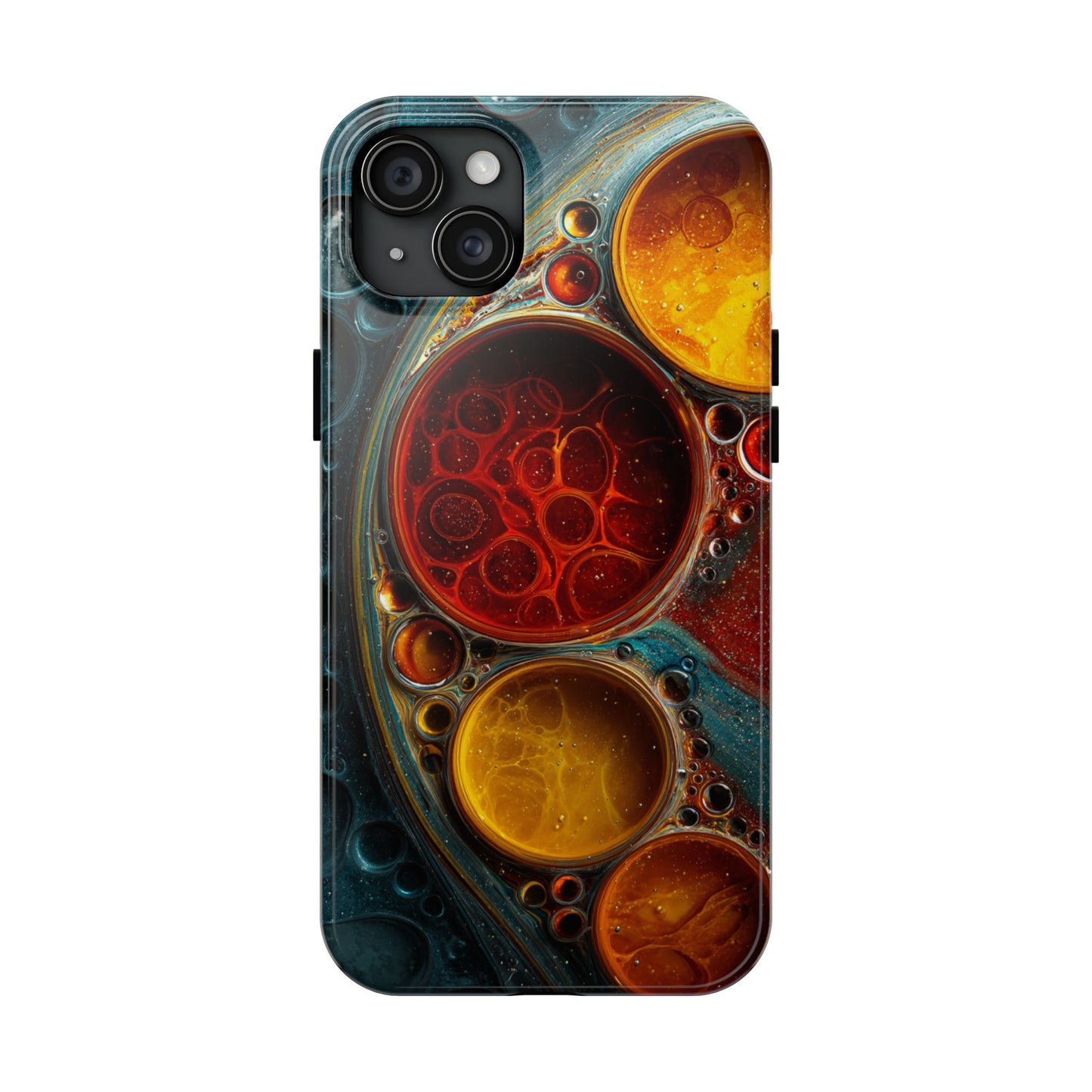Vibrant Abstract Tough Phone Case - Durable Protection with Artistic Design