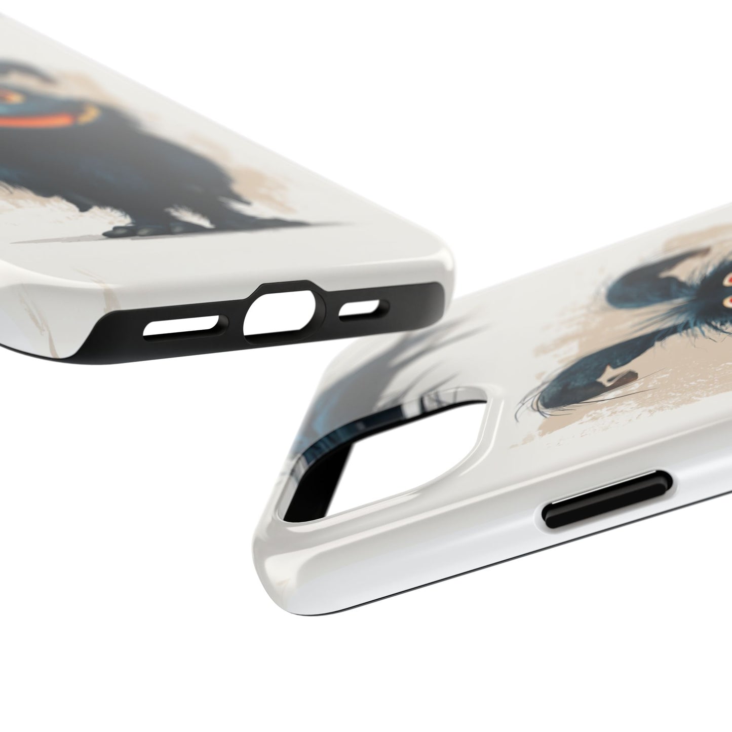 Whimsical Monster Tough Phone Case - Durable Protection for Fun-Loving Individuals