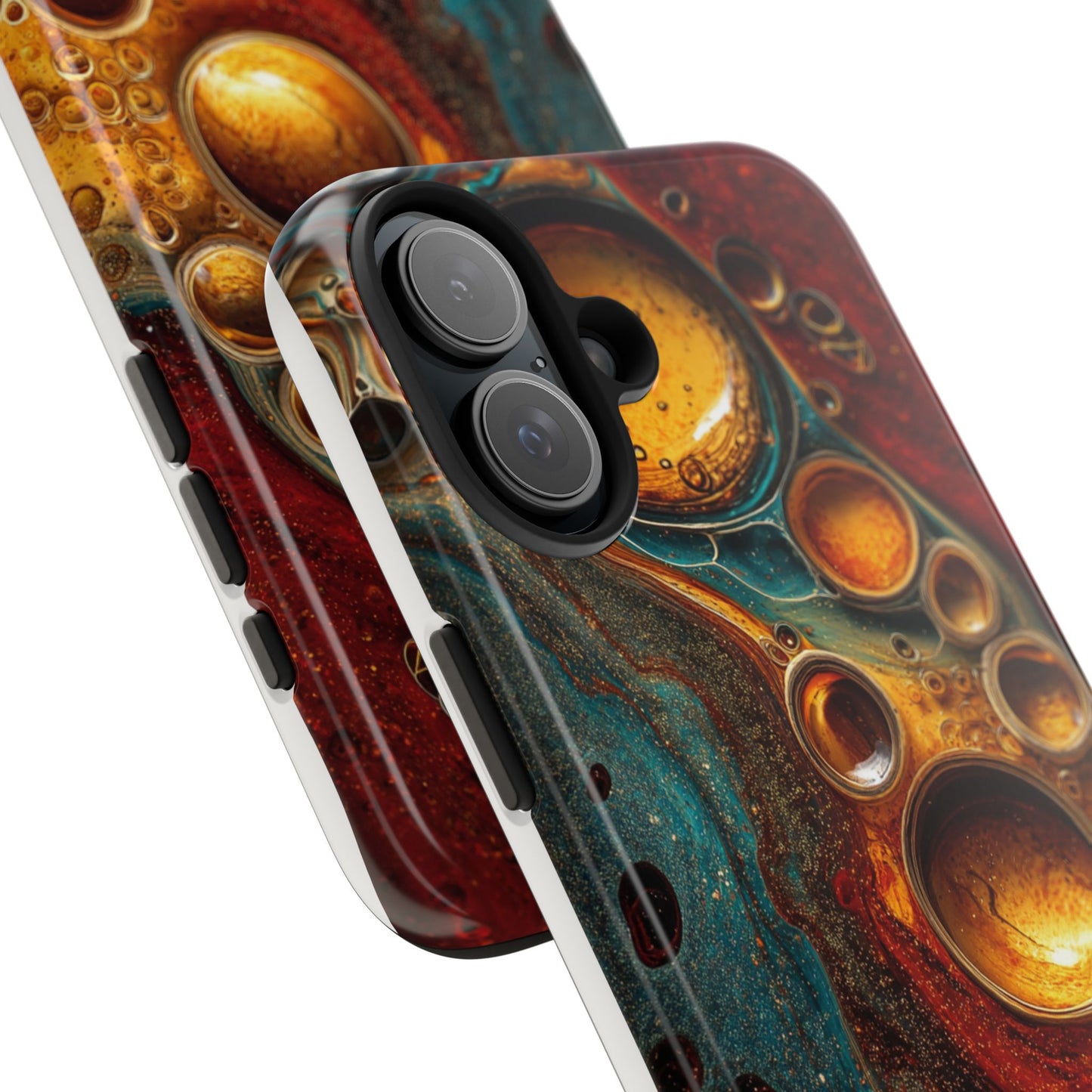 Abstract Art Tough Phone Case - Unique Colorful Design