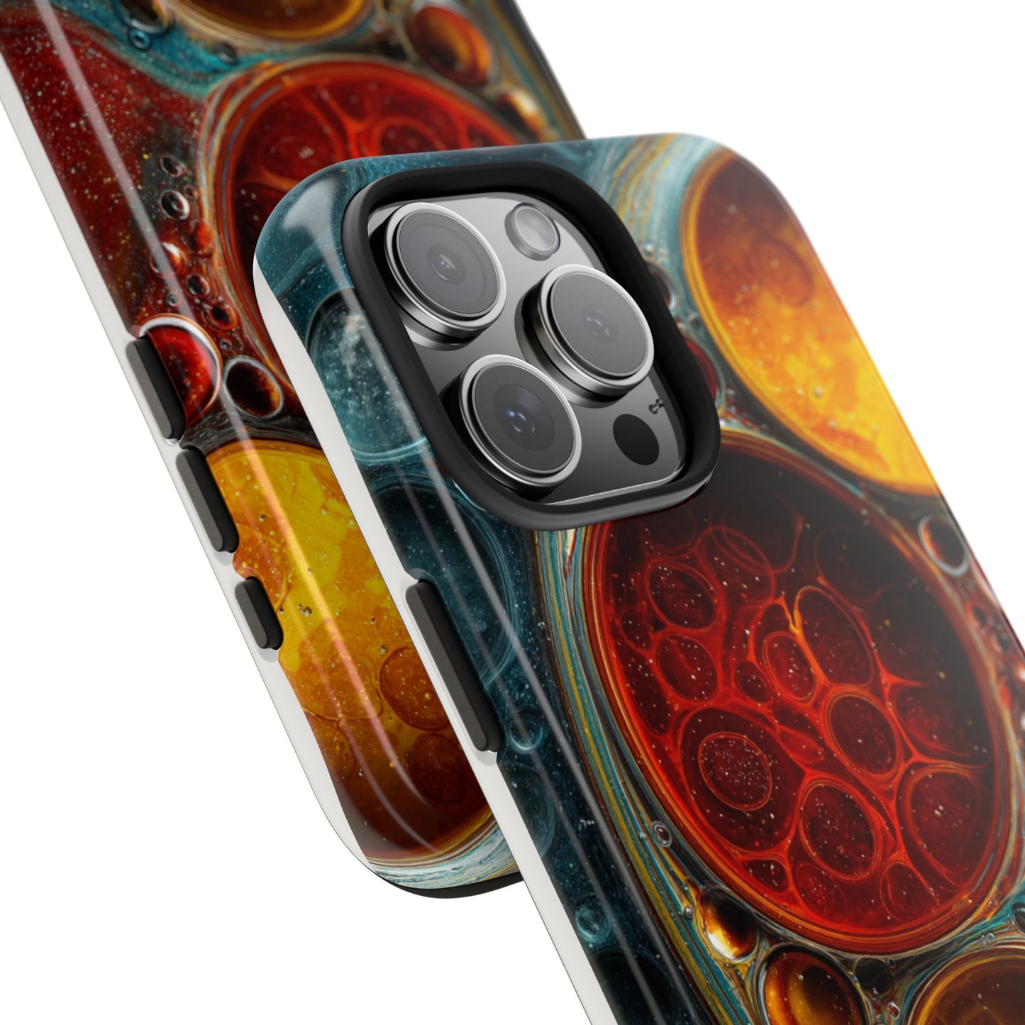 Vibrant Abstract Tough Phone Case - Durable Protection with Artistic Design