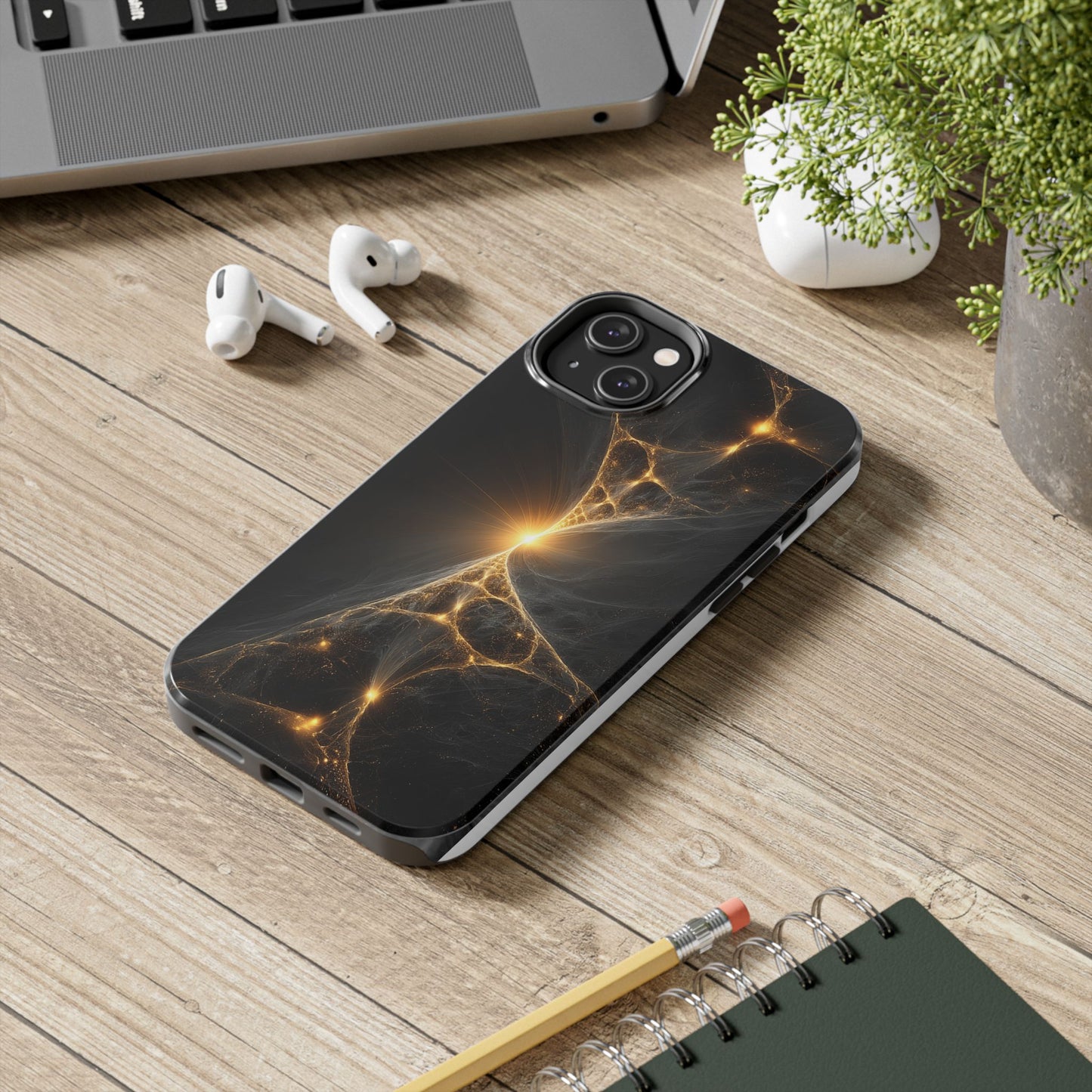 Cosmic Glow Tough Phone Case - Durable Protection with Stunning Galaxy Design