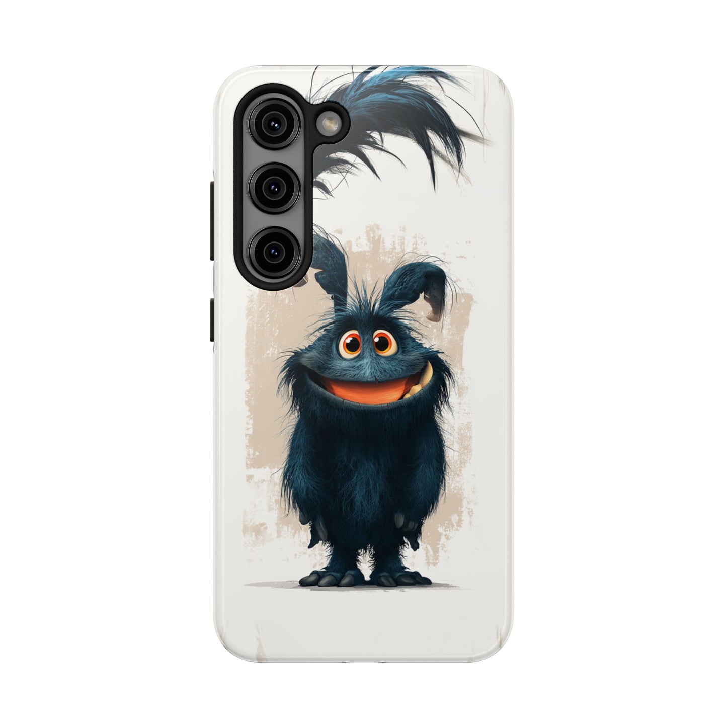 Whimsical Monster Tough Phone Case - Durable Protection for Fun-Loving Individuals