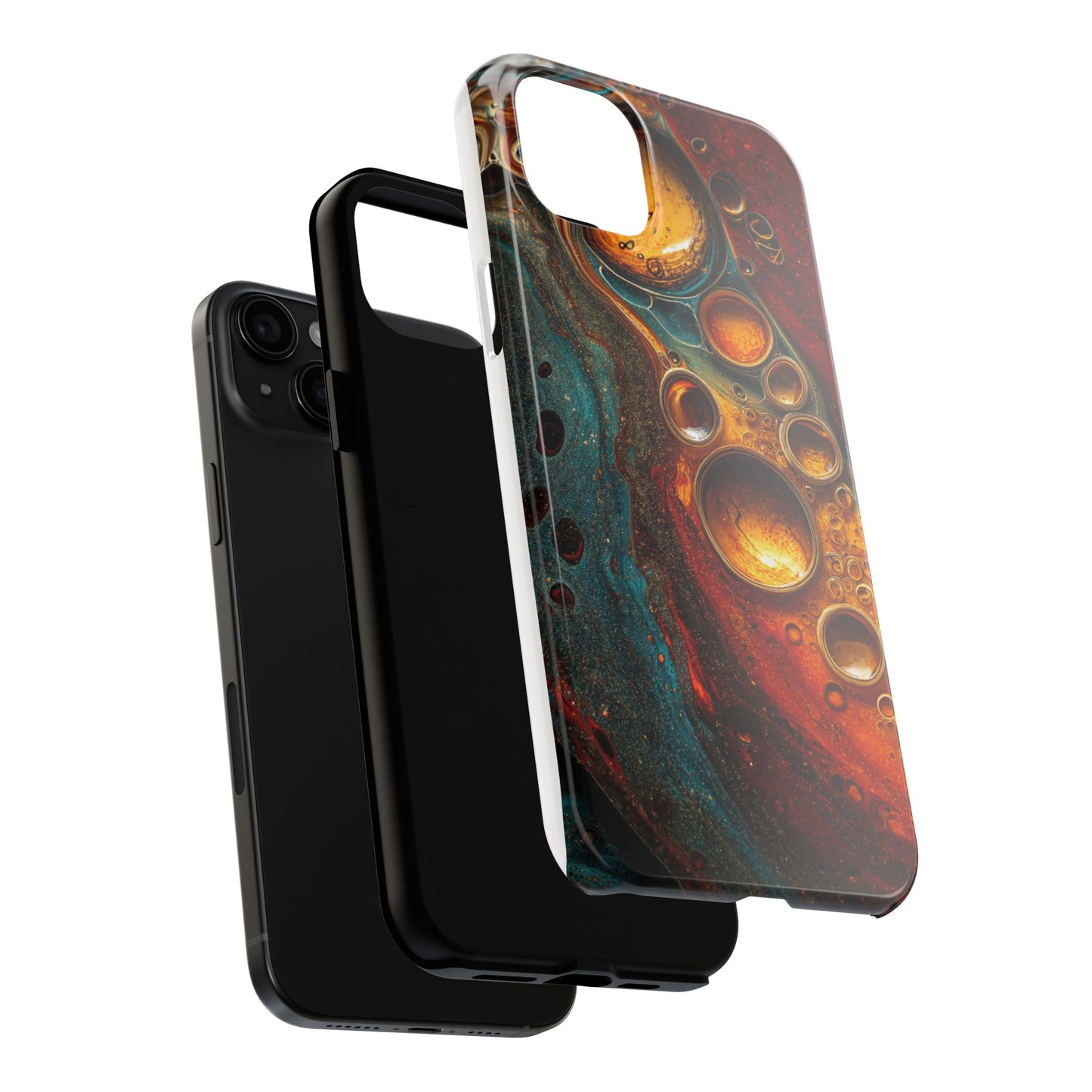 Abstract Art Tough Phone Case - Unique Colorful Design