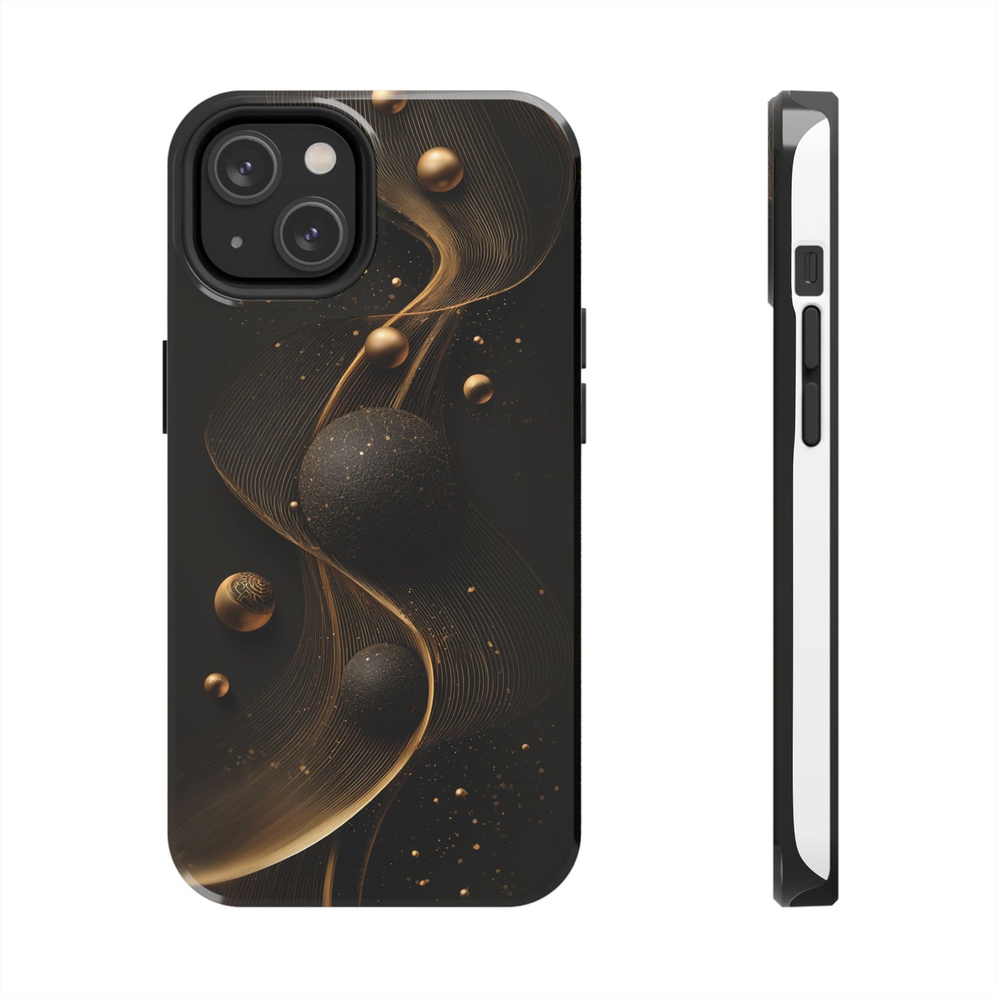 Elegant Abstract Galaxy Tough Phone Case - Perfect for Cosmic Art Lovers