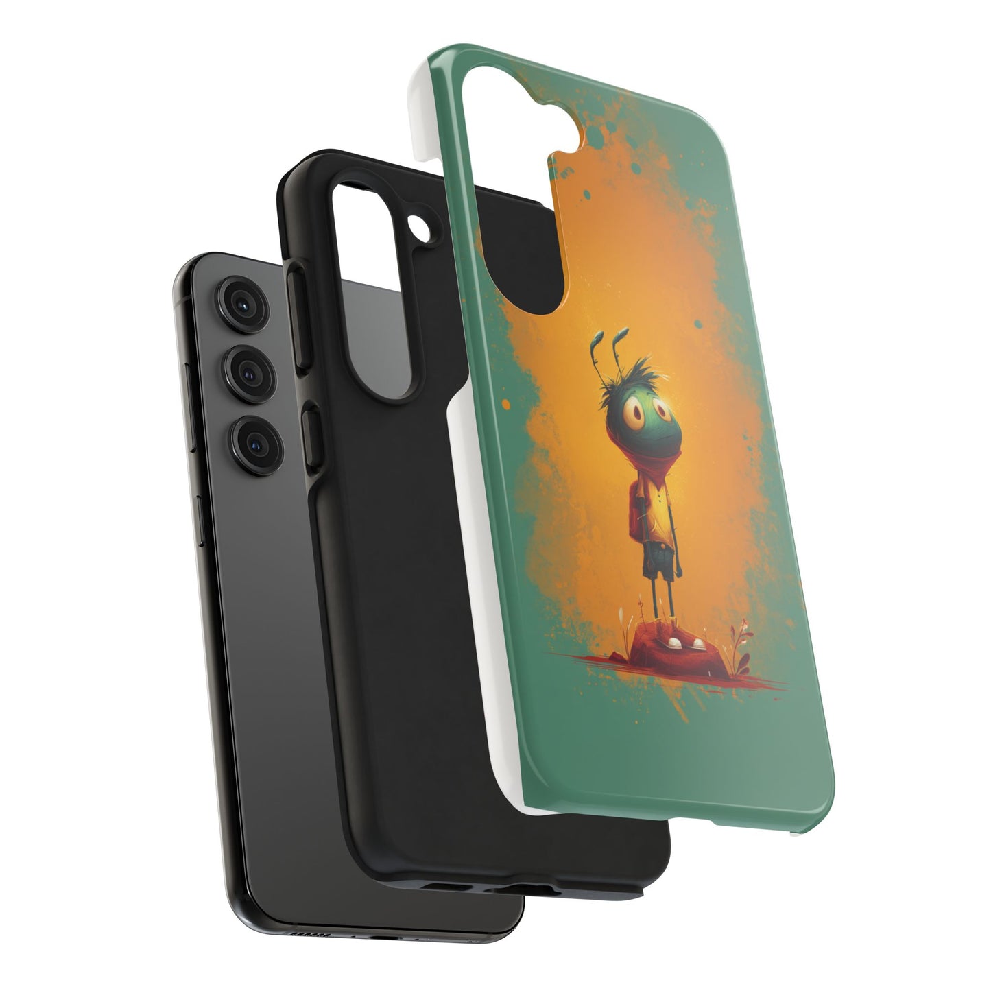 Whimsical Tough Phone Cases for Kids – Vibrant Character Design