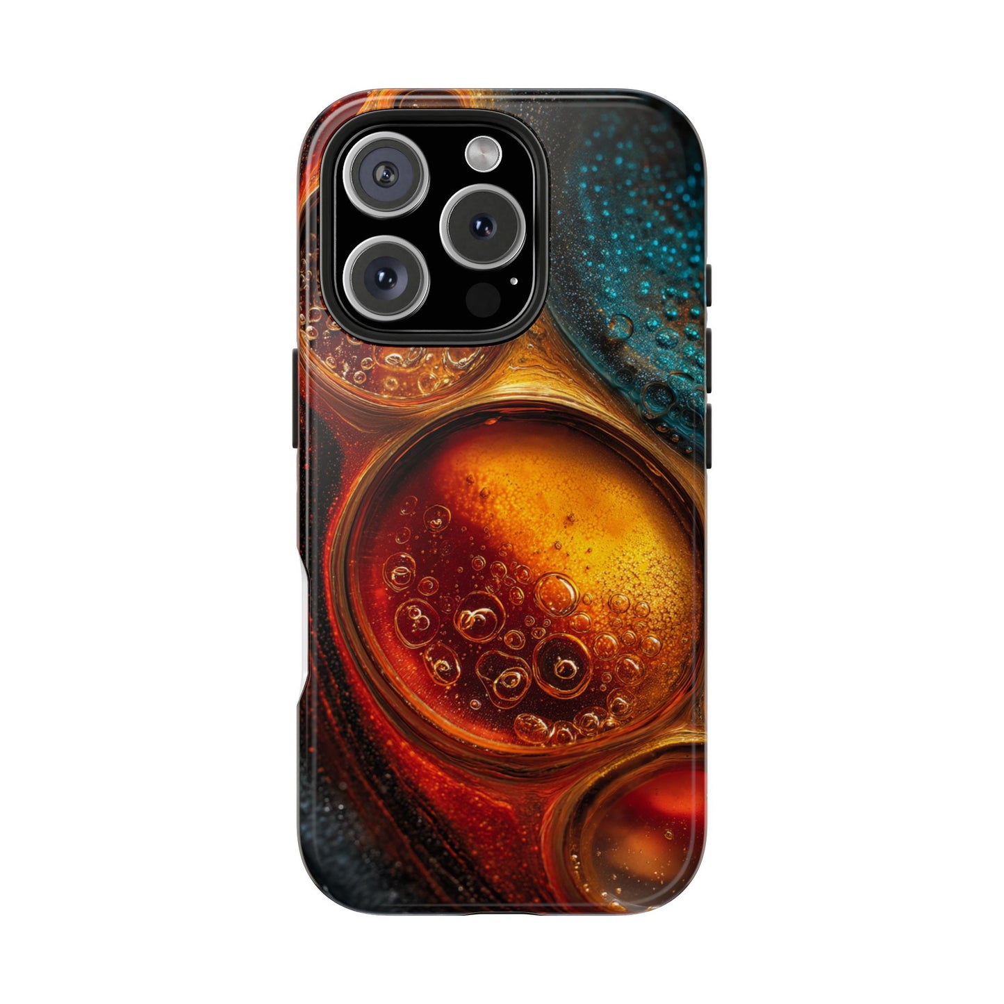 Vibrant Abstract Tough Phone Case – Bubble Design for Ultimate Protection