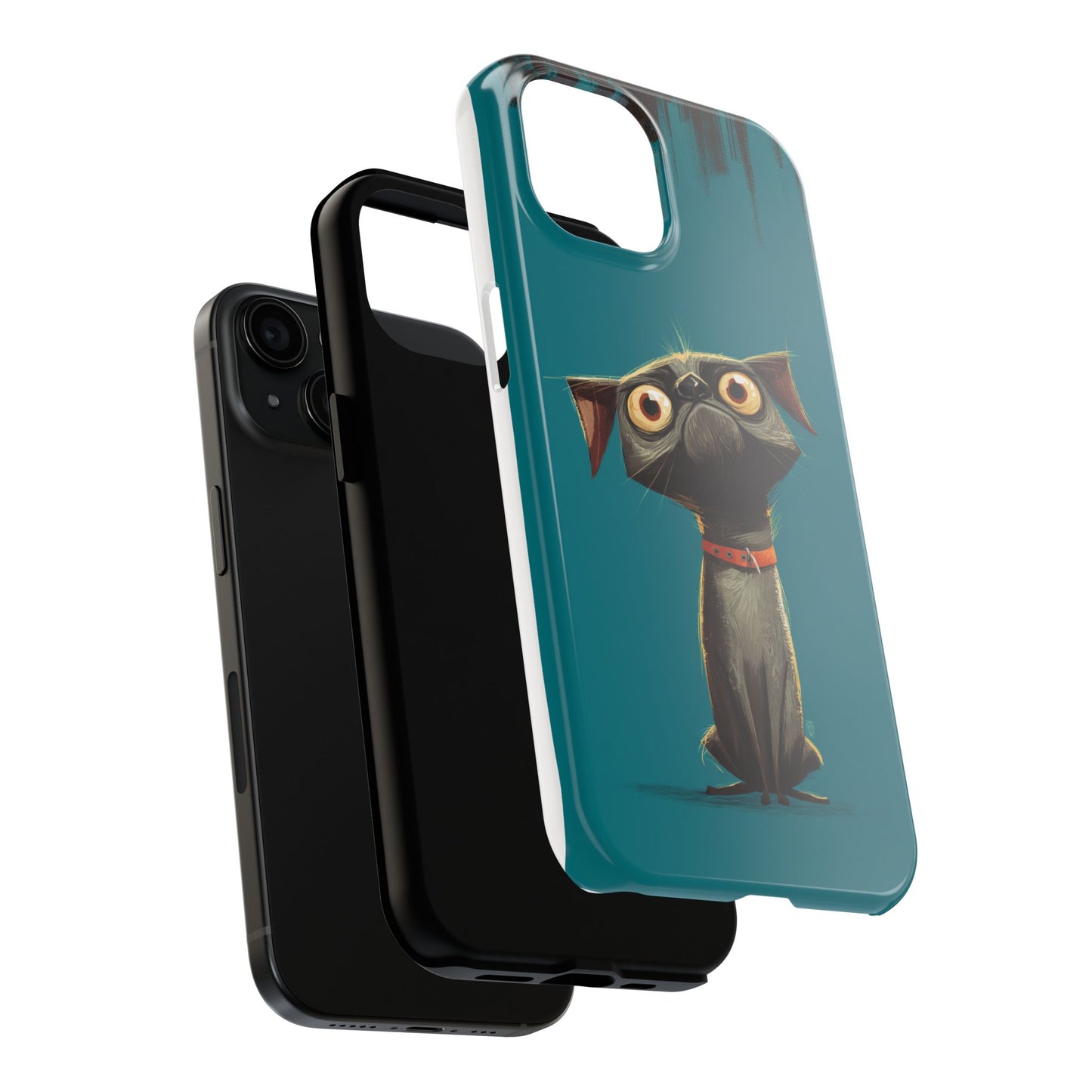 Cute Dog Tough Phone Case - Durable Protection for Pet Lovers