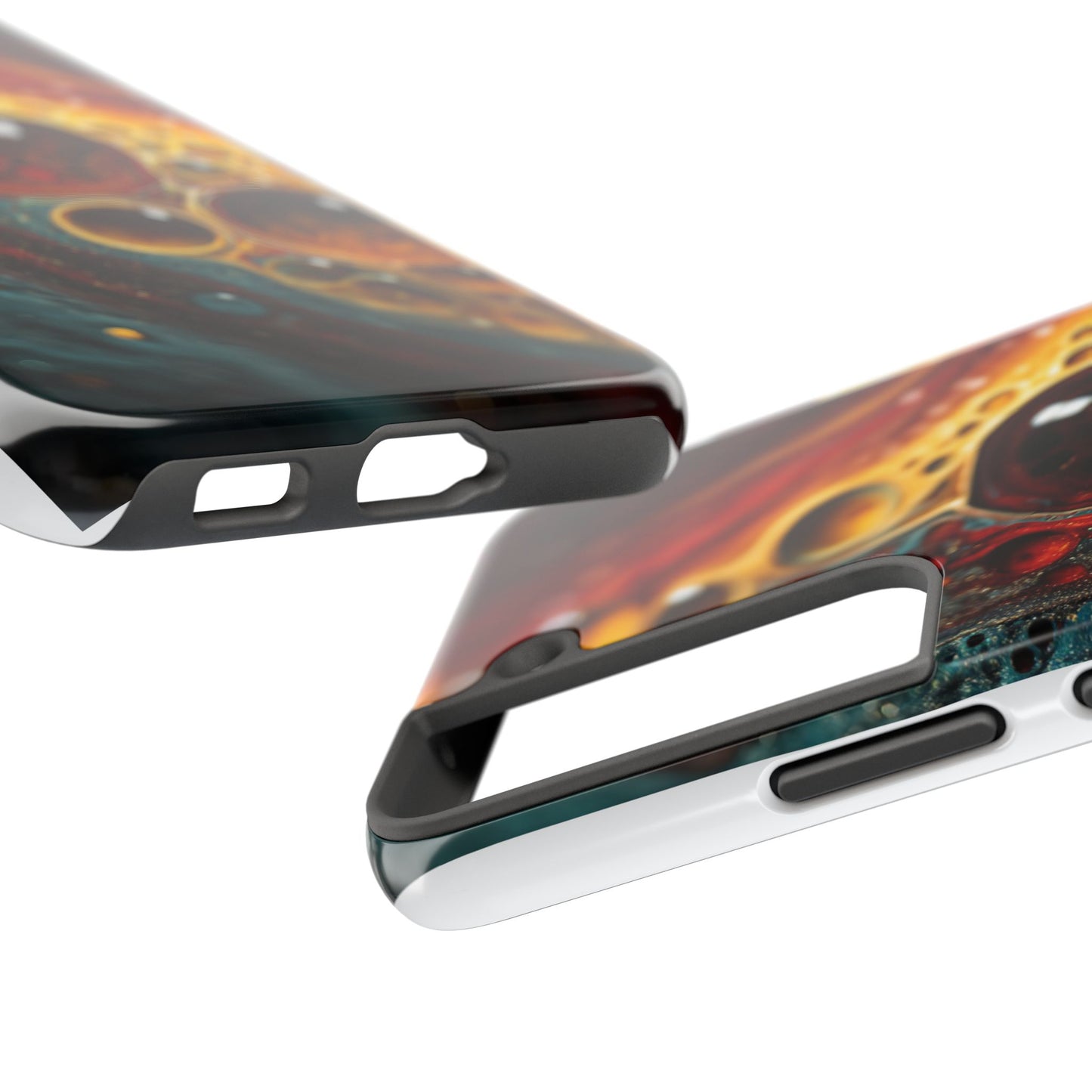 Vibrant Abstract Tough Phone Case - Unique Art for Stylish Protection