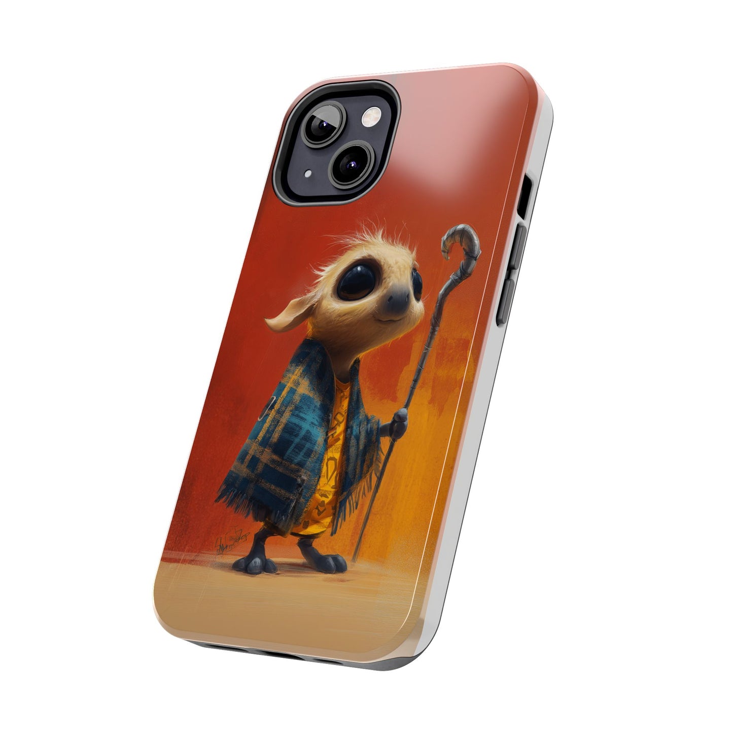 Whimsical Tough Phone Case - Cute Character Design for Kids & Adults