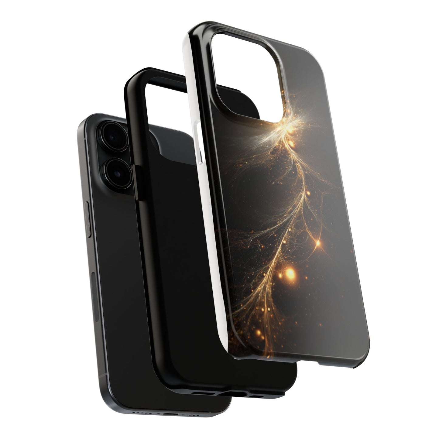 Cosmic Glow Tough Phone Case - Galaxy Design for Sci-Fi Lovers