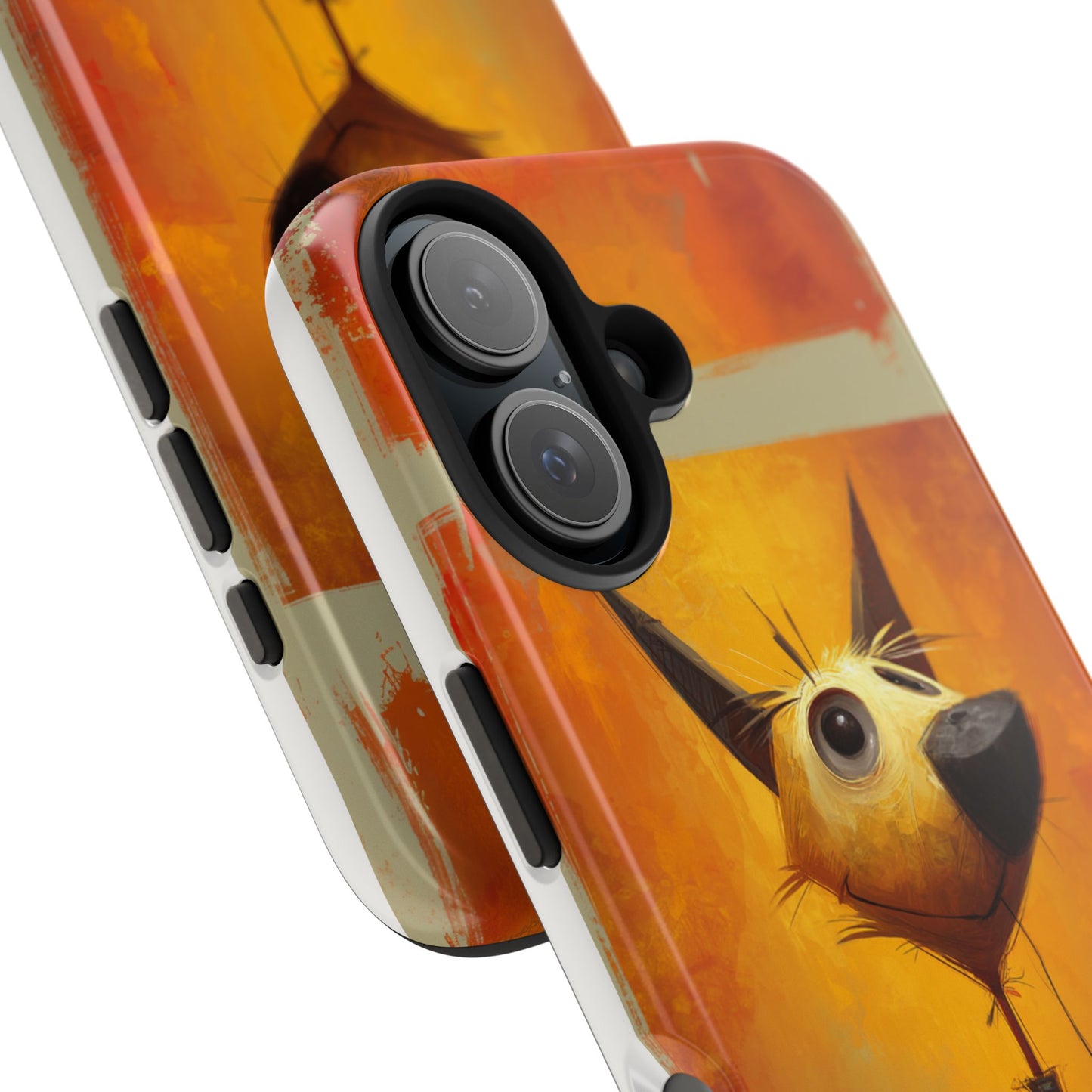 Whimsical Dog Art Tough Phone Case - Fun & Stylish Pet Lover Gift