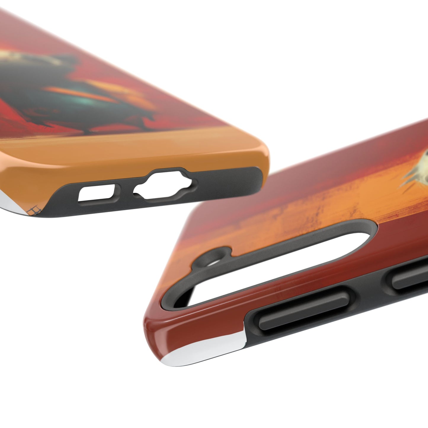 Adventurous Character Tough Phone Case - Durable Protection for Creative Souls