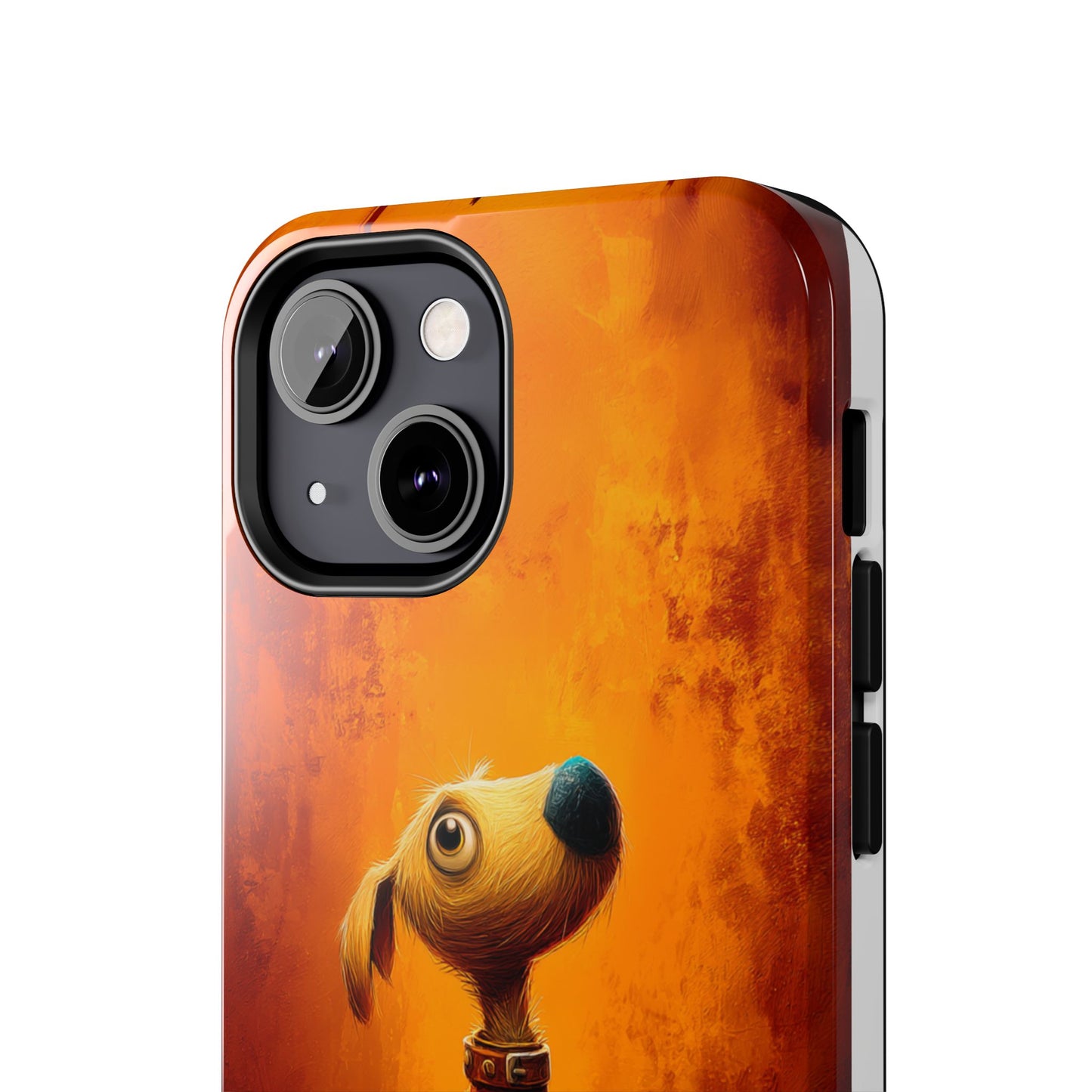 Whimsical Dog Art Tough Phone Case - Durable & Stylish Pet Lover Accessory
