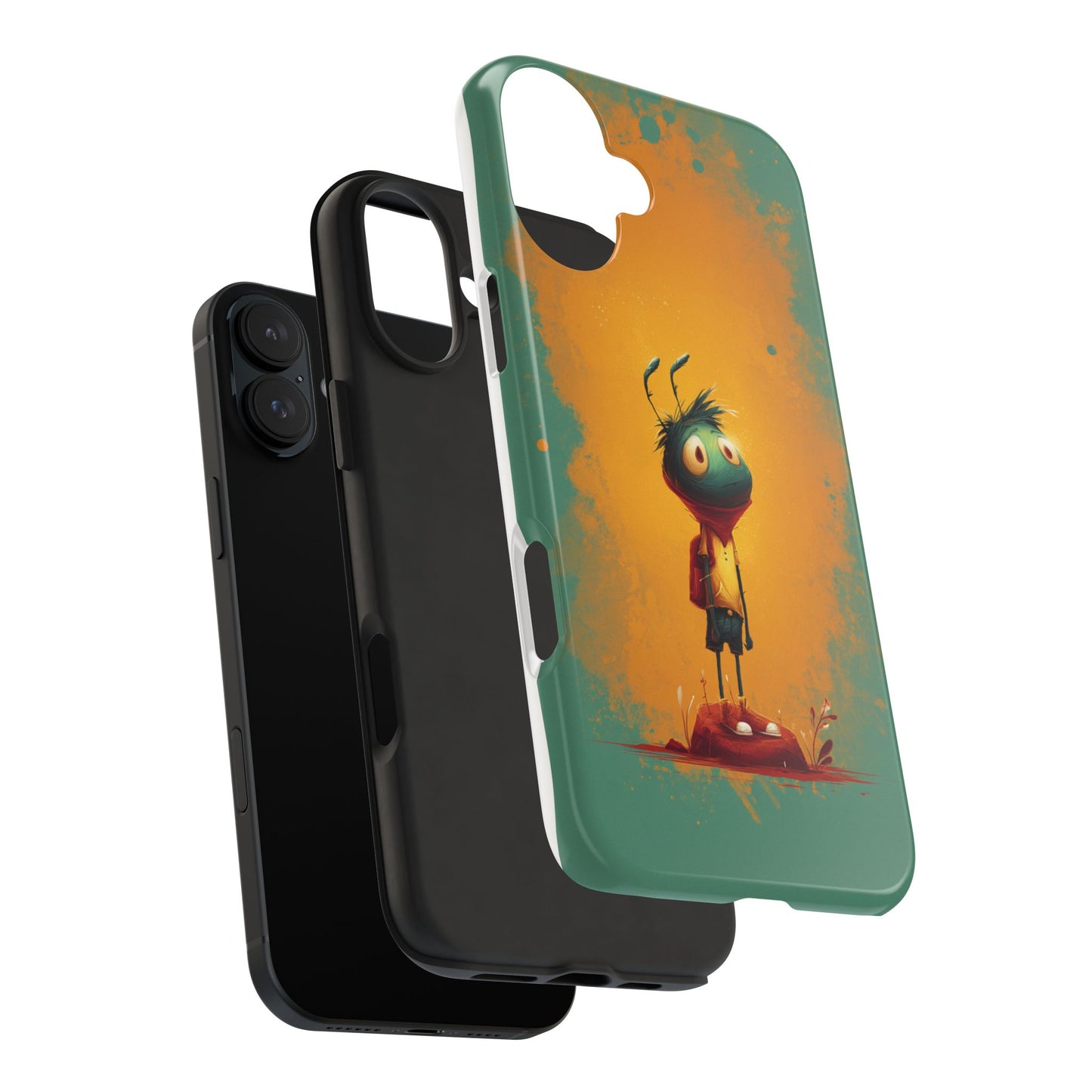 Whimsical Tough Phone Cases for Kids – Vibrant Character Design