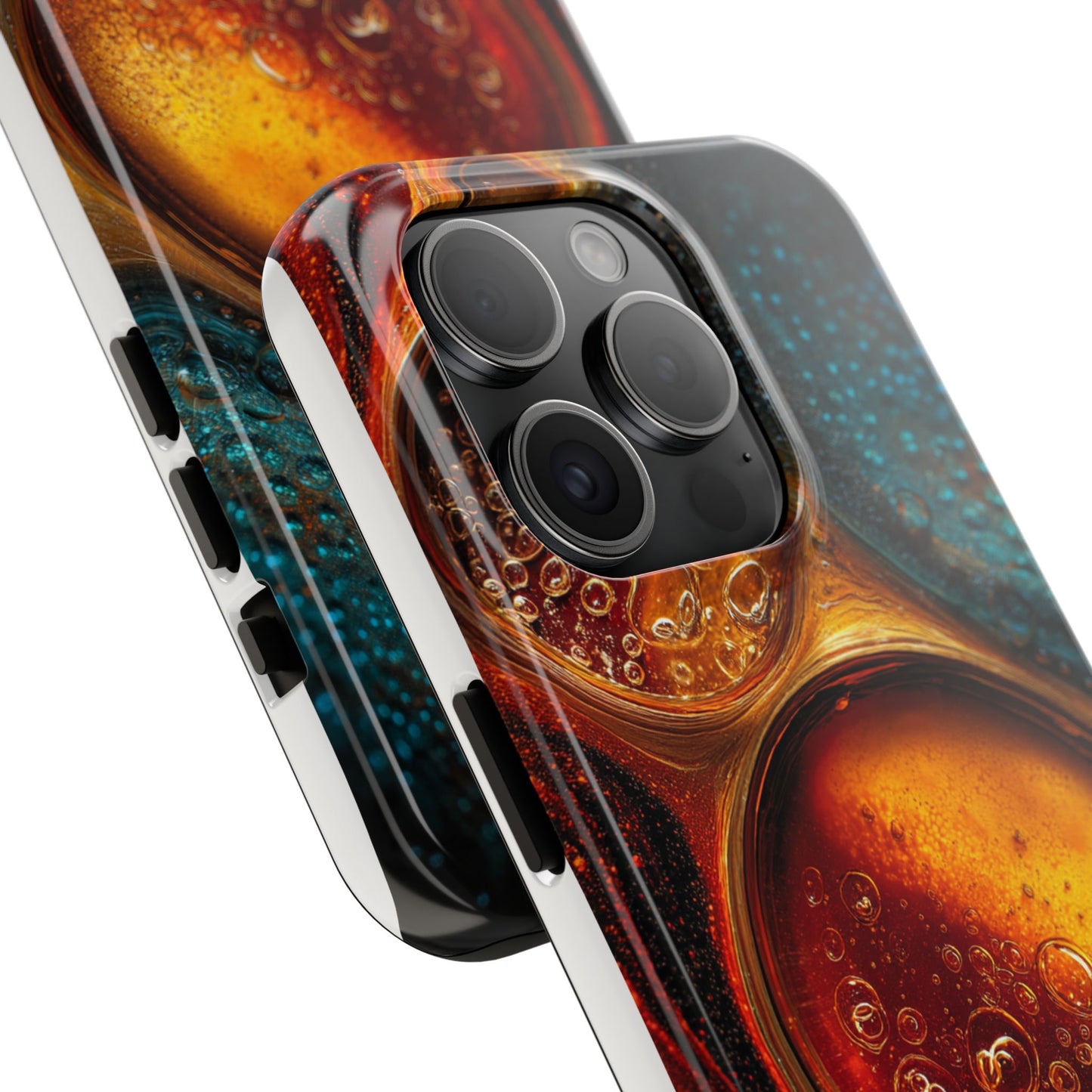 Vibrant Abstract Tough Phone Case – Bubble Design for Ultimate Protection