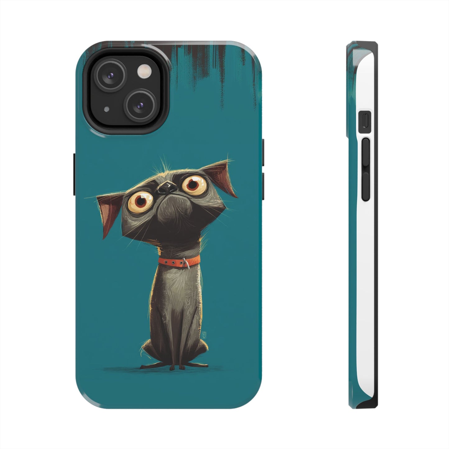 Cute Dog Tough Phone Case - Durable Protection for Pet Lovers