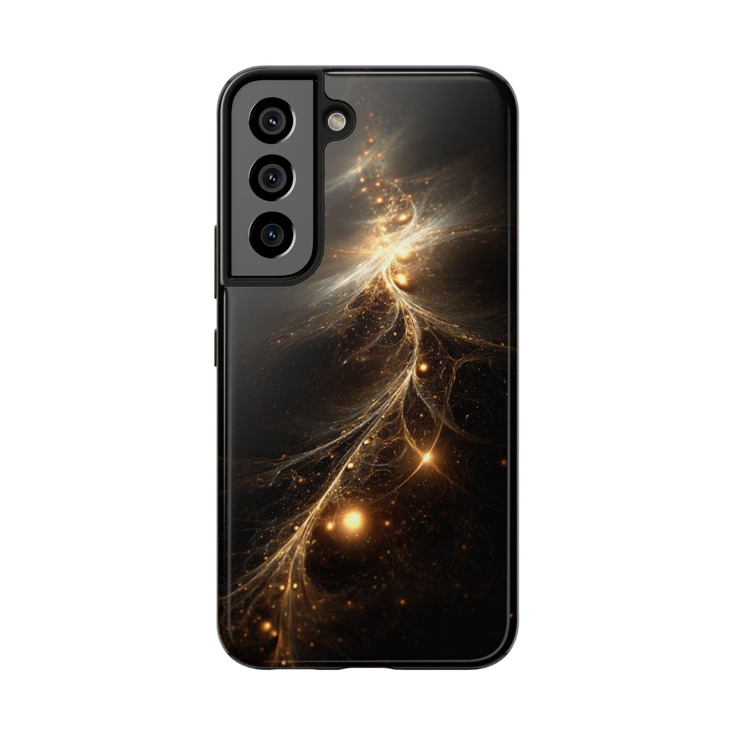 Cosmic Glow Tough Phone Case - Galaxy Design for Sci-Fi Lovers