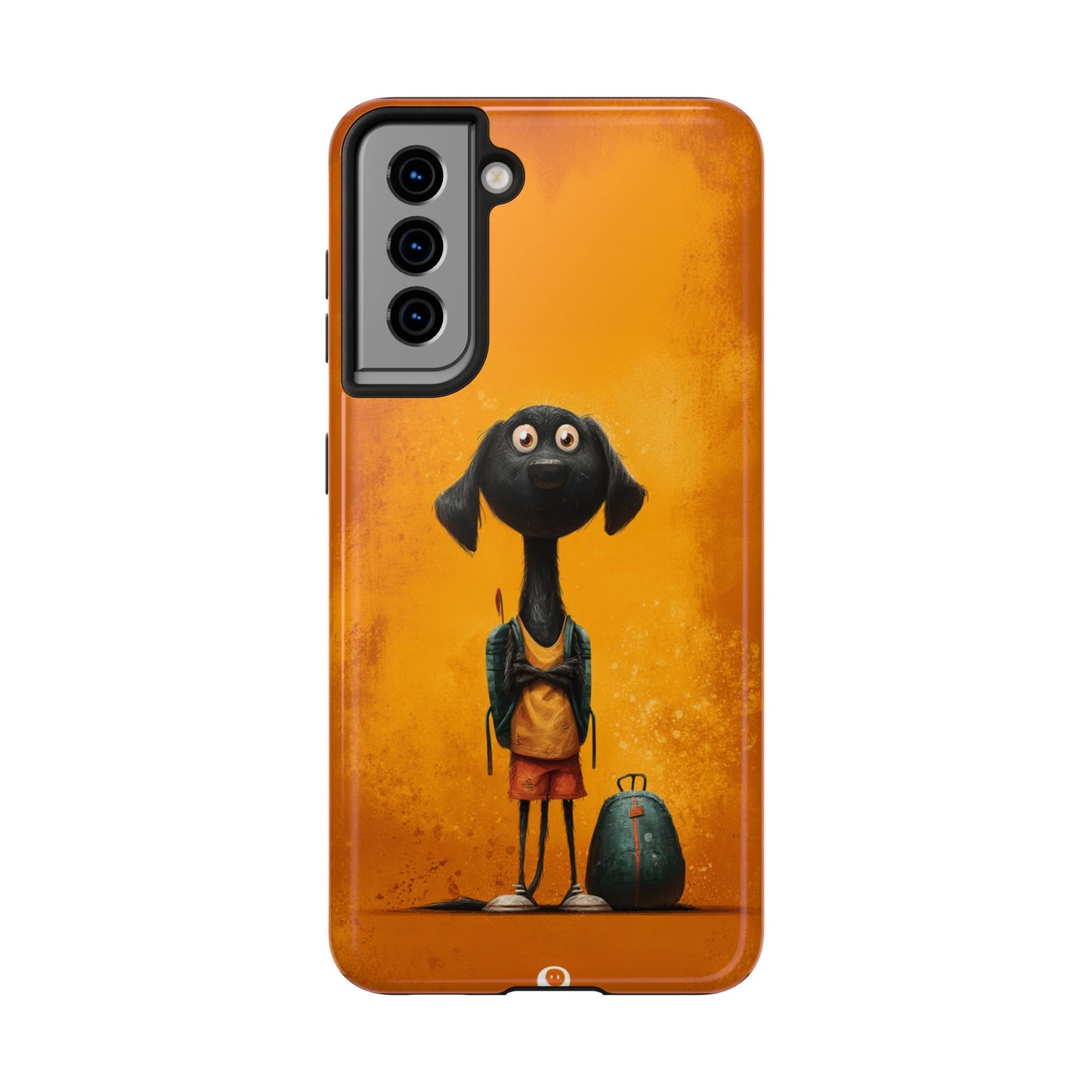 Cute Dog Art Tough Phone Case for Animal Lovers