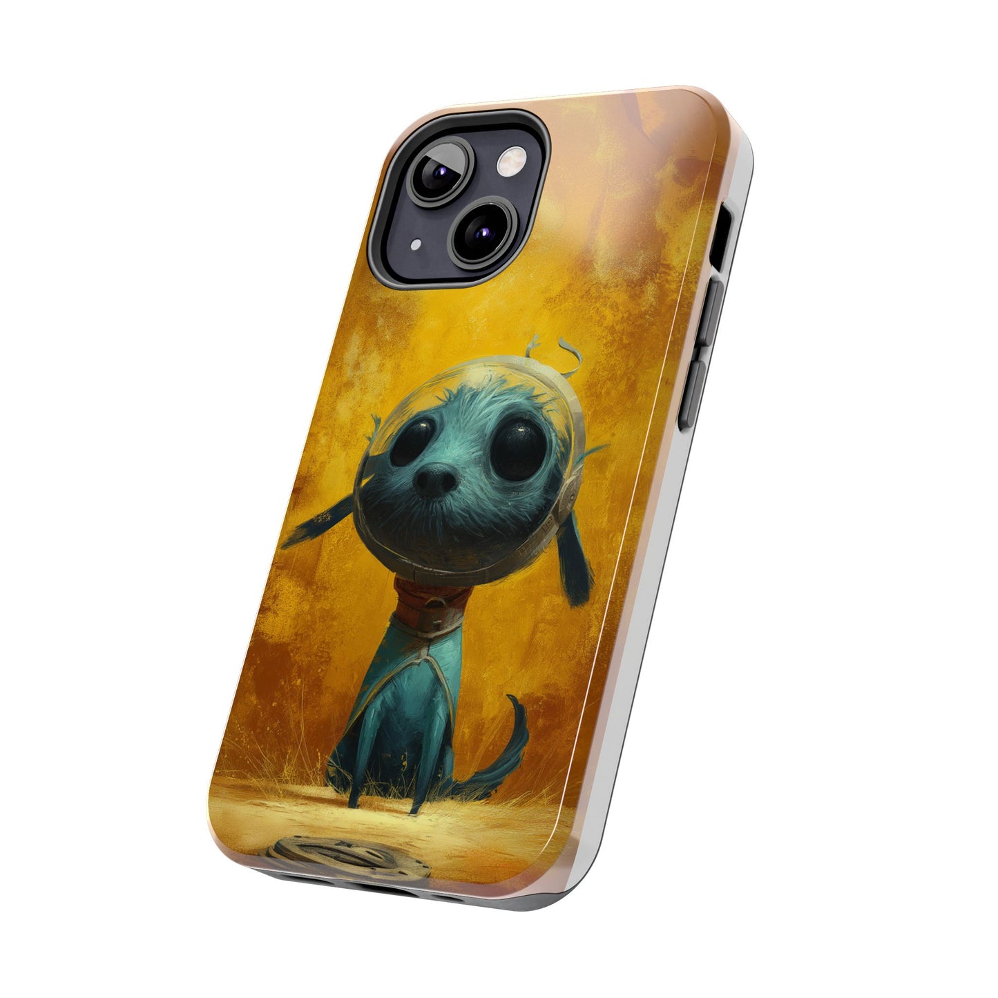 Cute Dog Art Tough Phone Case - Stylish & Protective