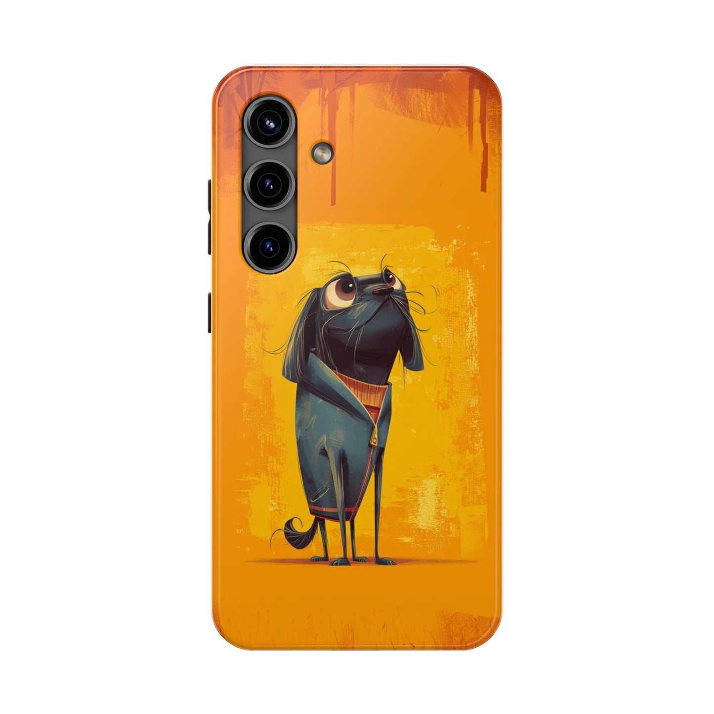 Fun Dog Art Tough Phone Case - Durable Pet Lover Gift