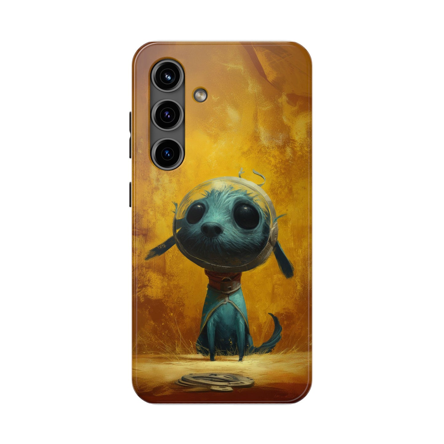 Cute Dog Art Tough Phone Case - Stylish & Protective