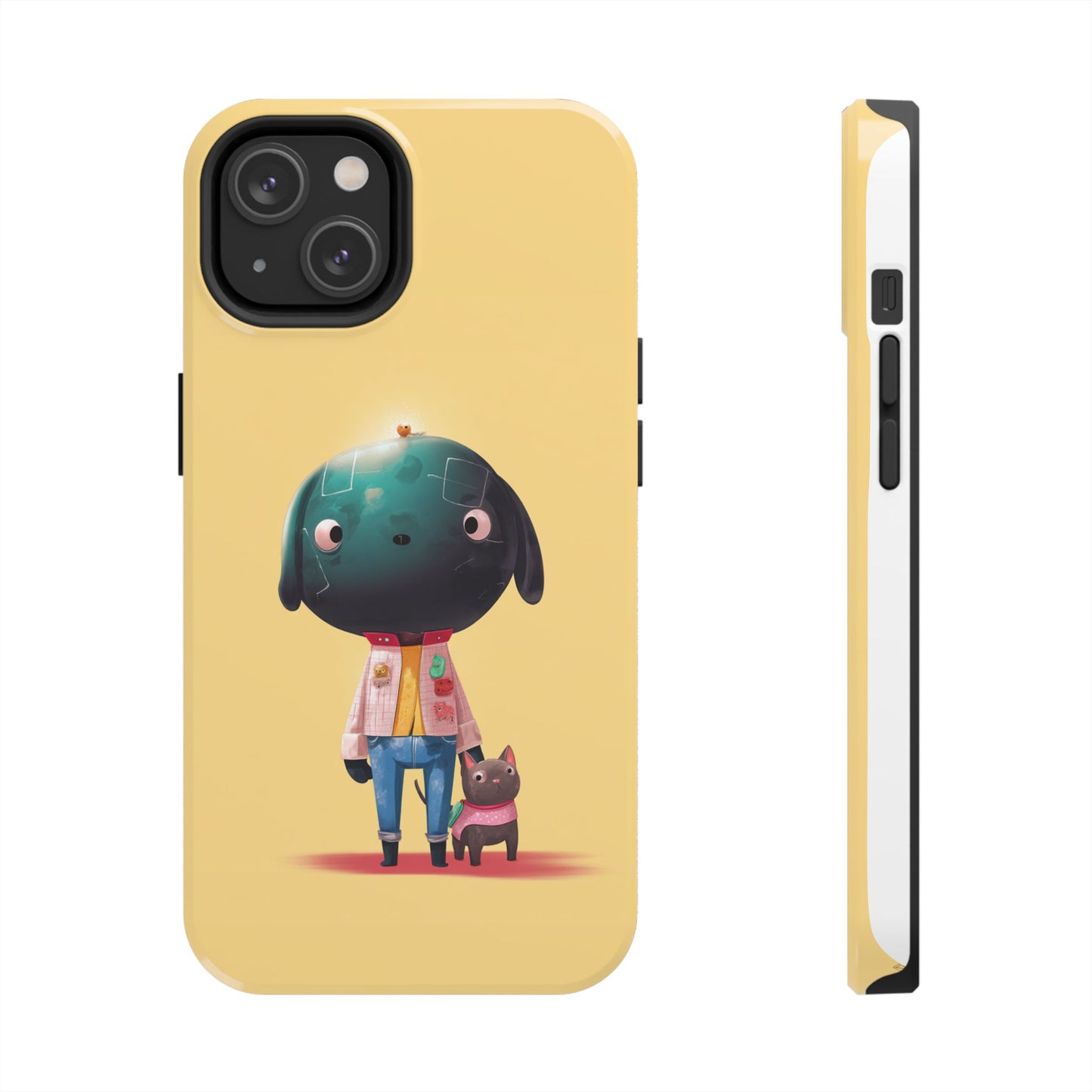 Cute Dog-Themed Tough Phone Cases for Pet Lovers - Durable Protection & Whimsical Design