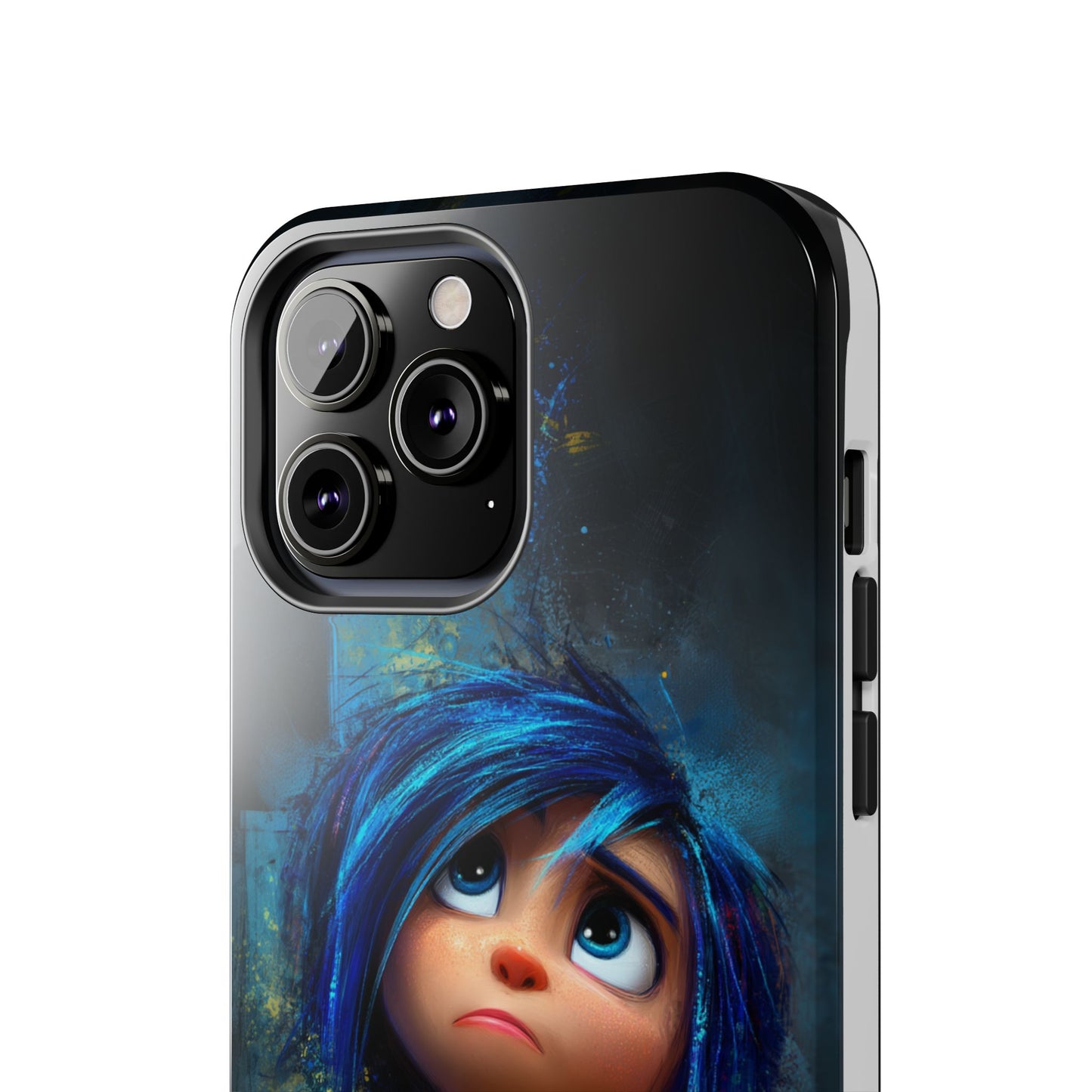 Unique Artsy Tough Phone Case – Emotional Abstract Design for Creative Souls