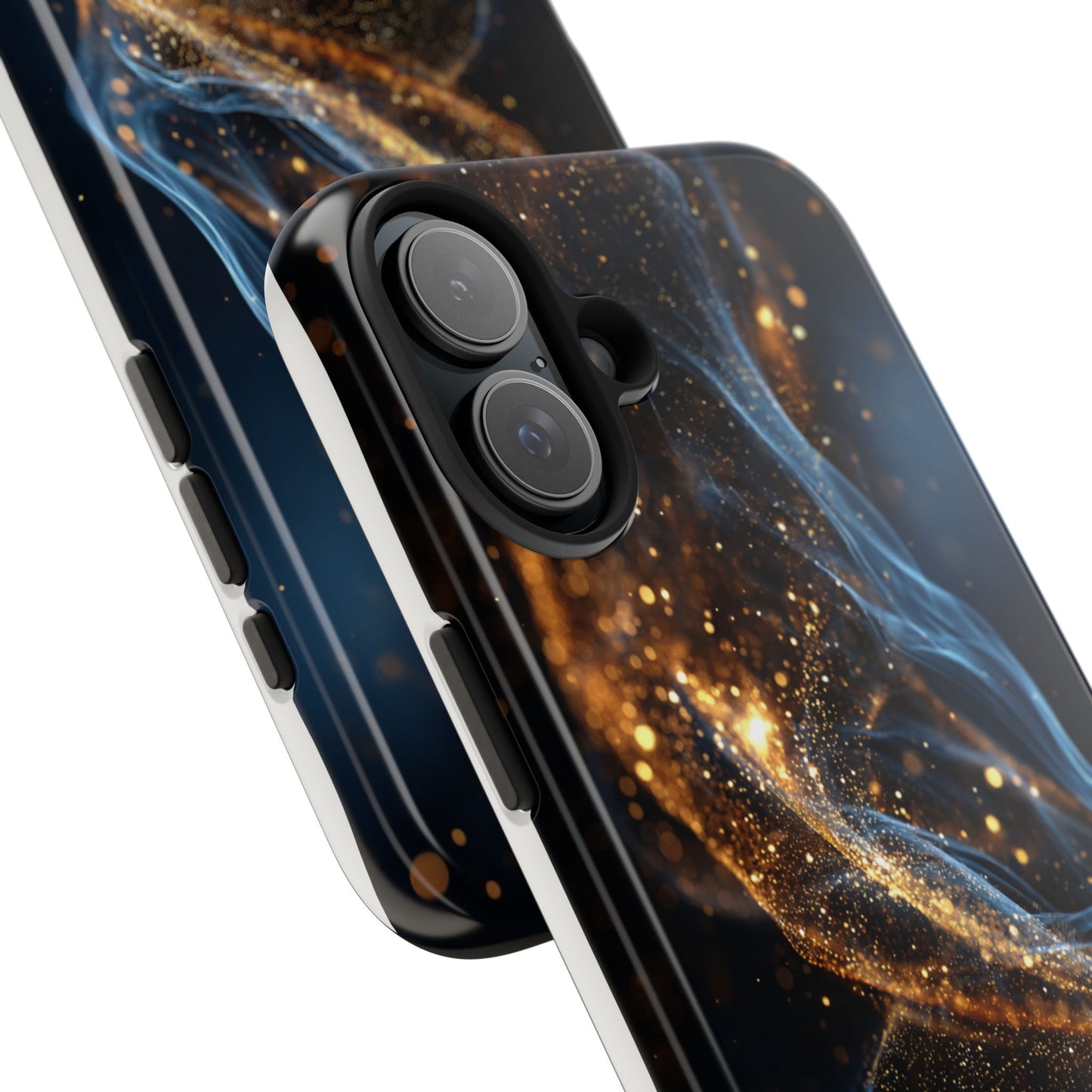 Elegant Gold Swirl Tough Phone Case – Durable & Stylish Protection for Your Device