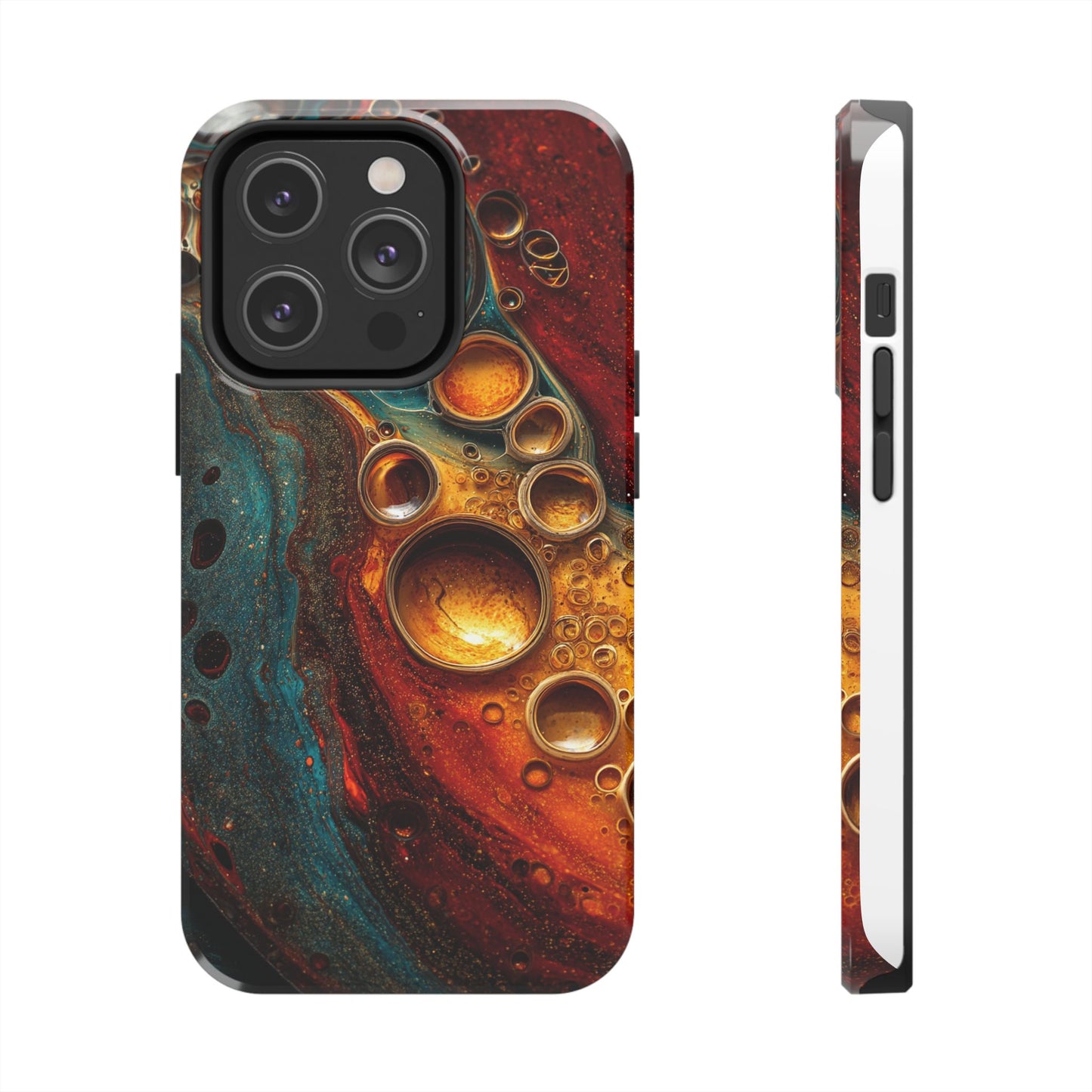 Abstract Art Tough Phone Case - Unique Colorful Design