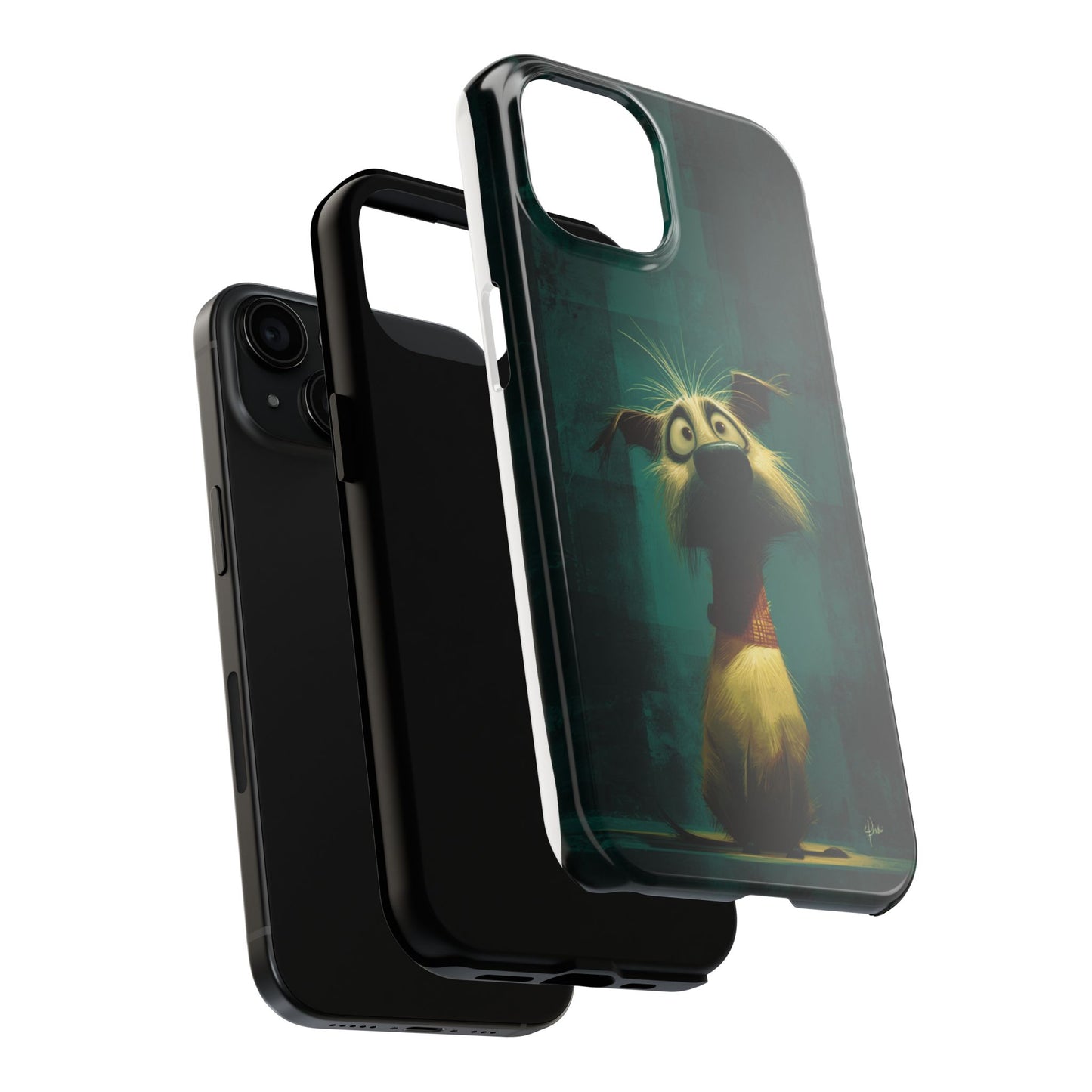 Cute Pet-Inspired Tough Phone Case - Ideal for Animal Lovers