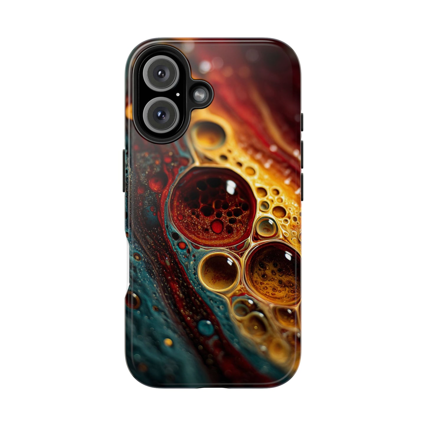 Vibrant Abstract Tough Phone Case - Unique Art for Stylish Protection