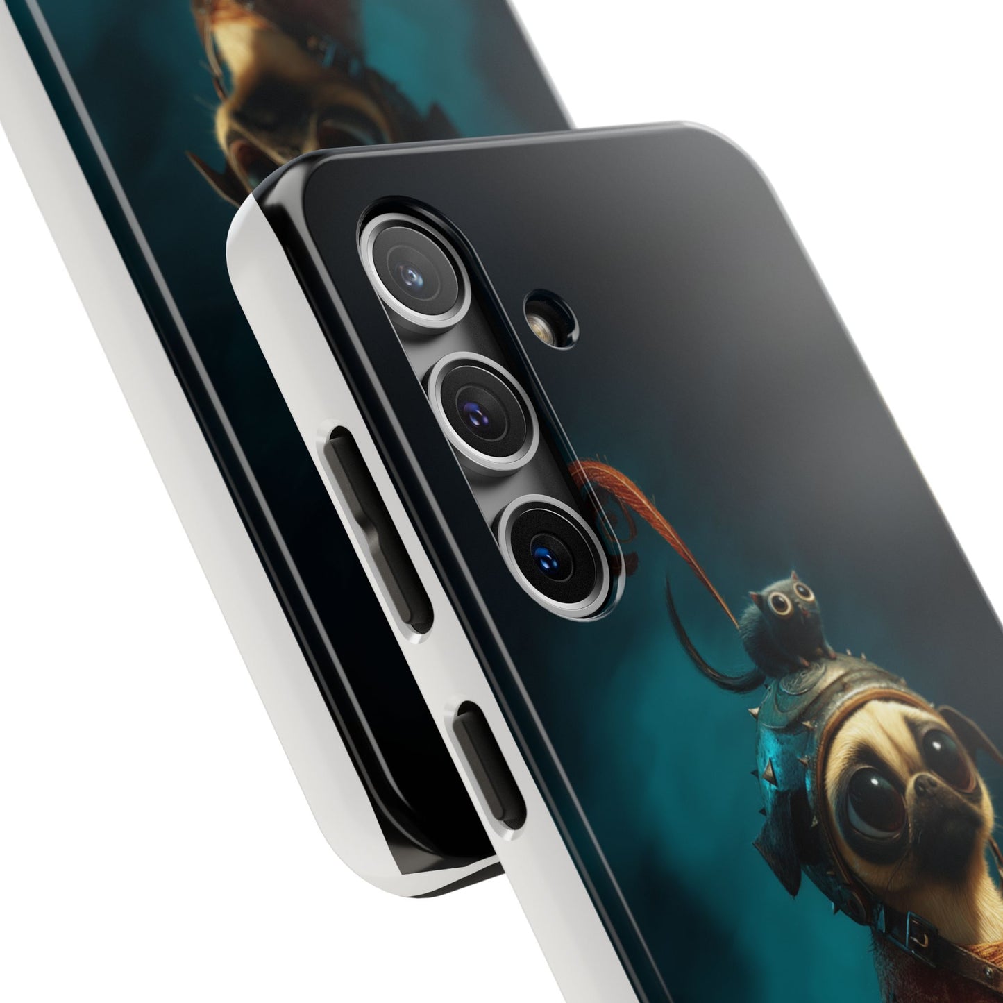 Cute Pug Adventure Tough Phone Case - Durable Protection for Pet Lovers