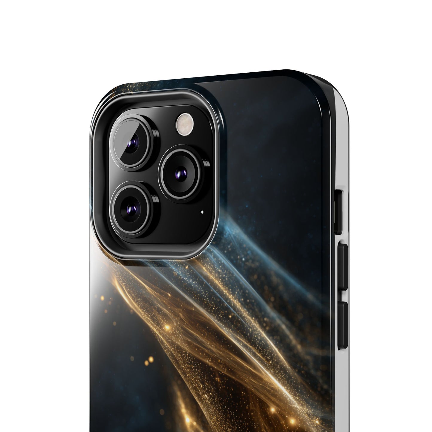 Stunning Gold Swirl Tough Phone Case - Stylish Protection with Elegance
