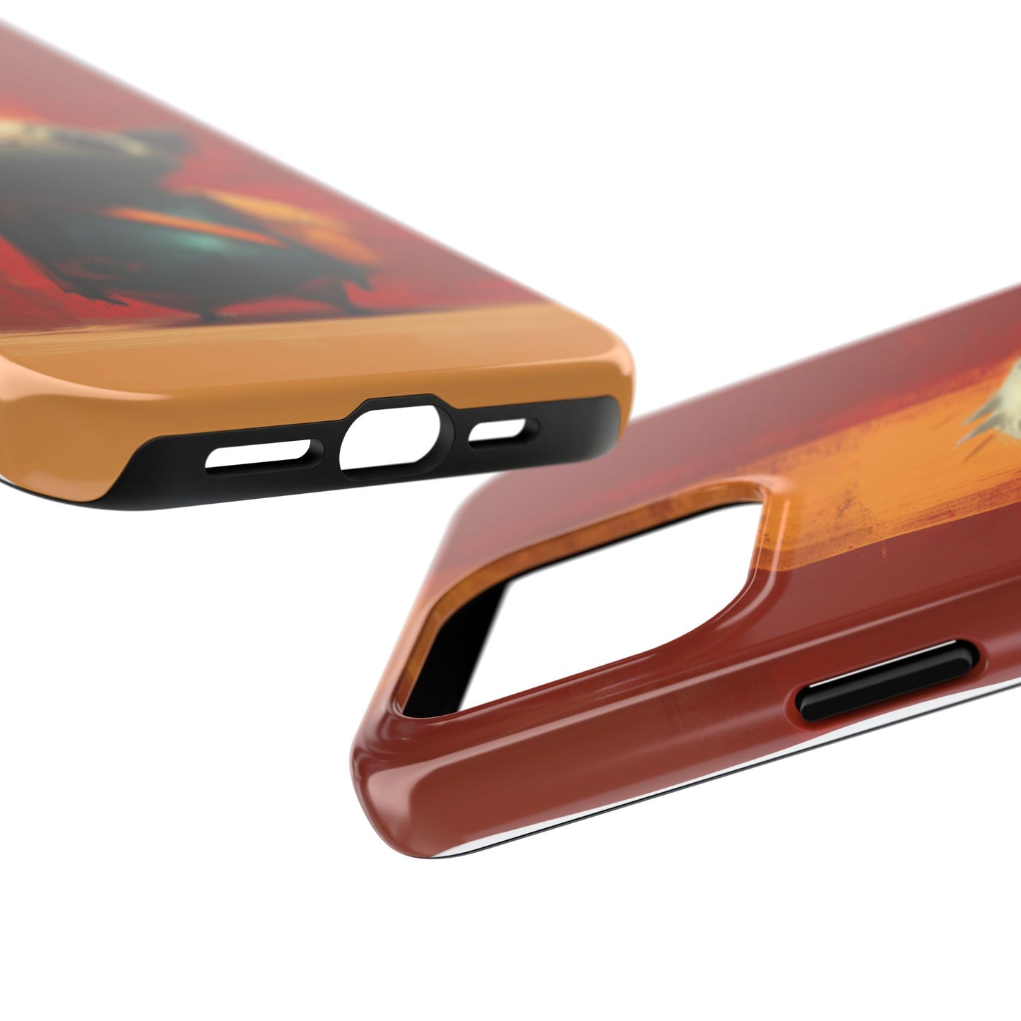 Adventurous Character Tough Phone Case - Durable Protection for Creative Souls