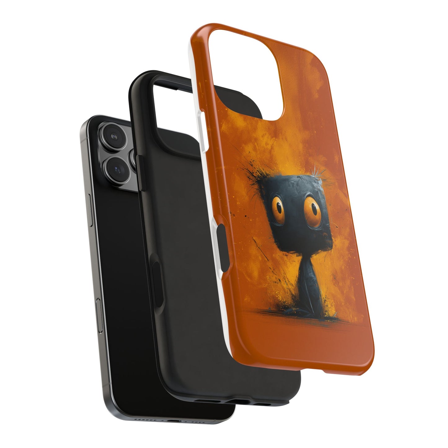 Cute Monster Tough Phone Case - Durable Protector for Kids & Adults
