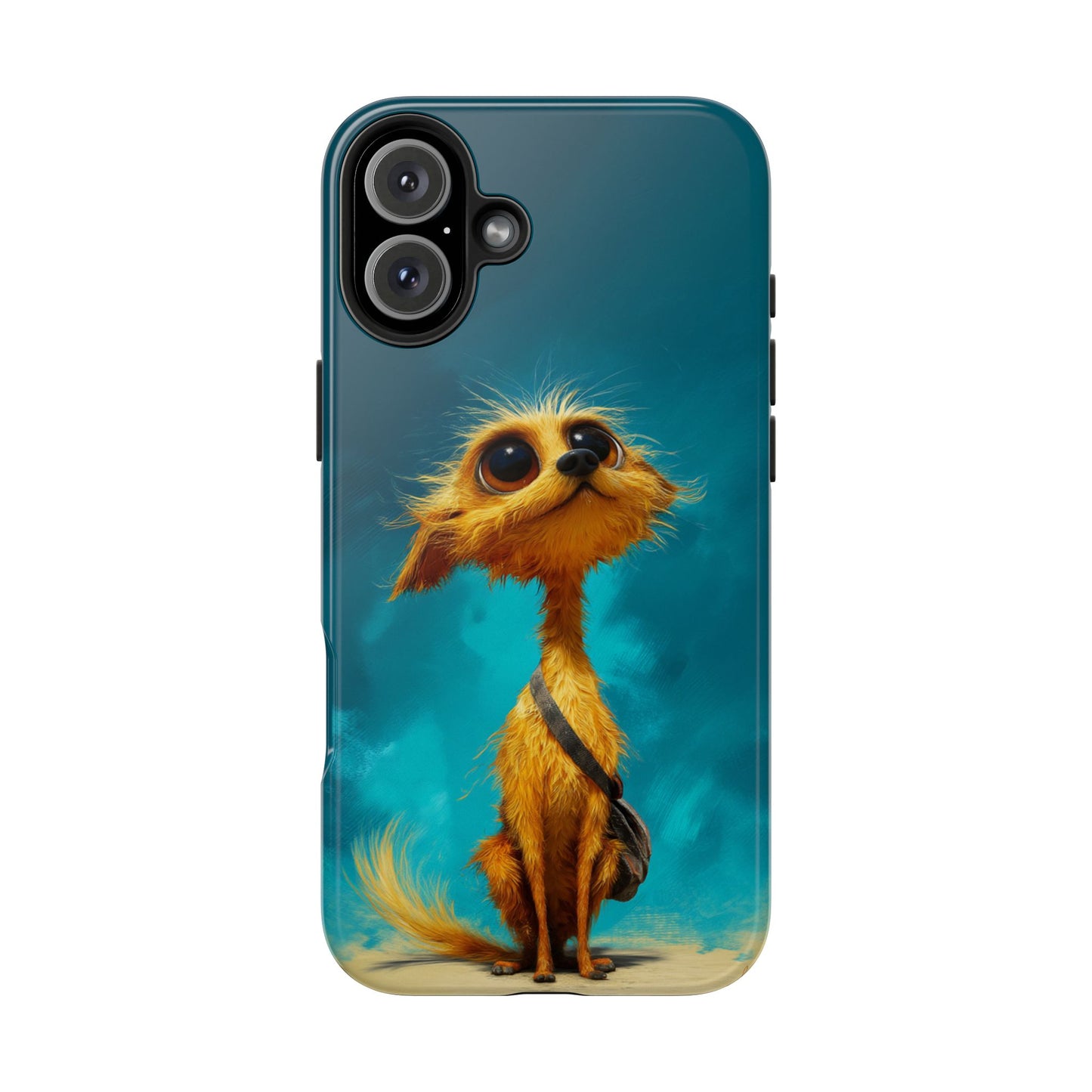 Whimsical Dog Art Tough Phone Case - Durable and Stylish Protection for Pet Lovers
