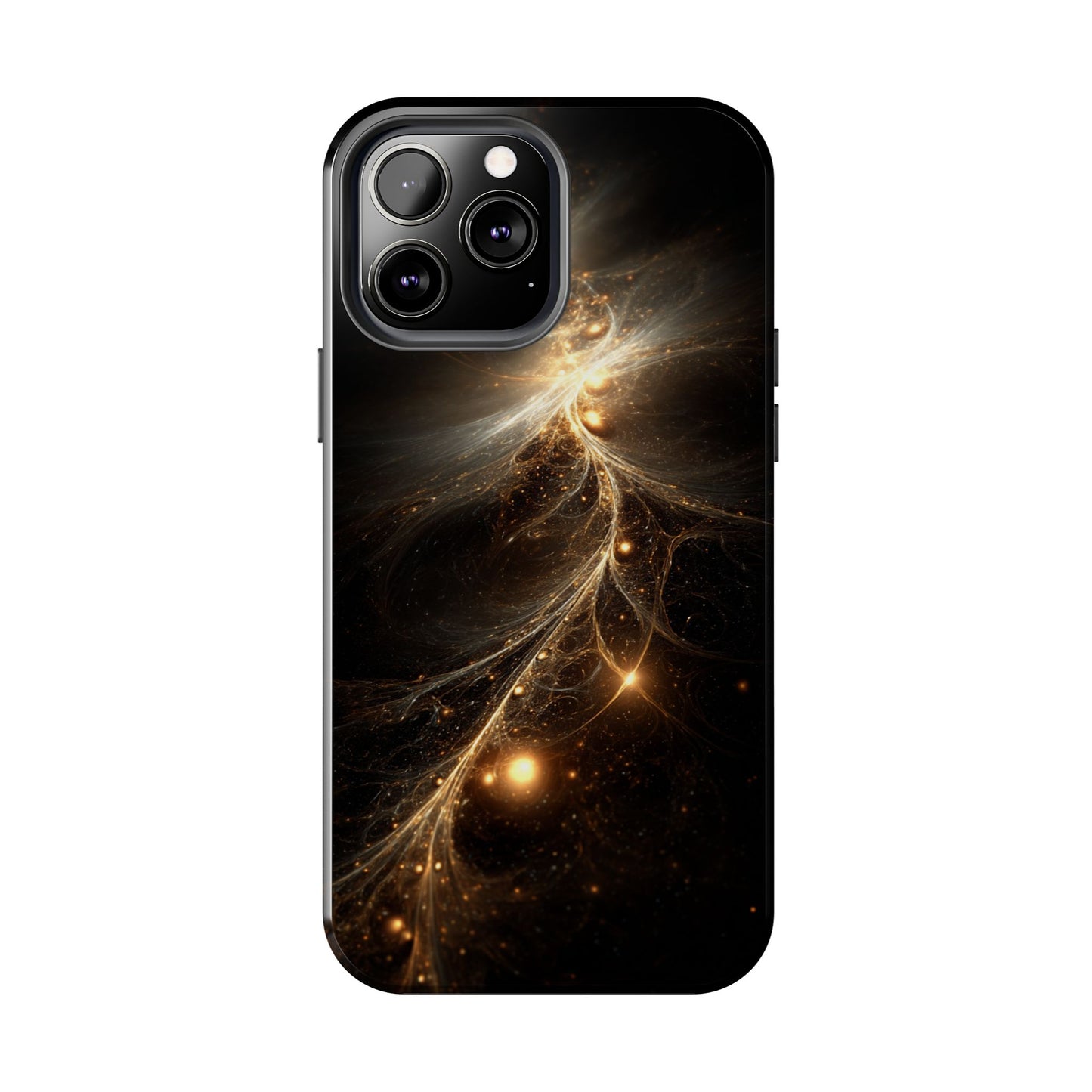 Cosmic Glow Tough Phone Case - Galaxy Design for Sci-Fi Lovers