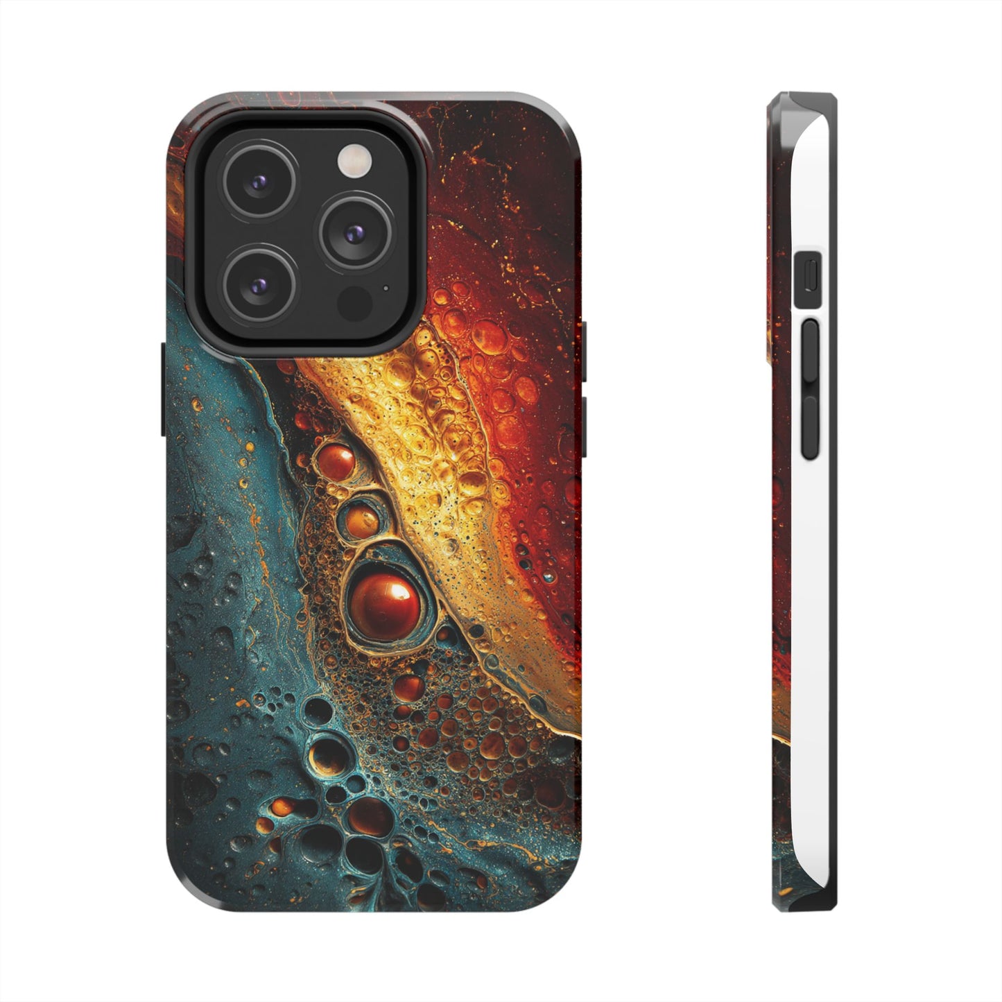 Abstract Colorful Tough Phone Case - Protective Cover with Unique Design