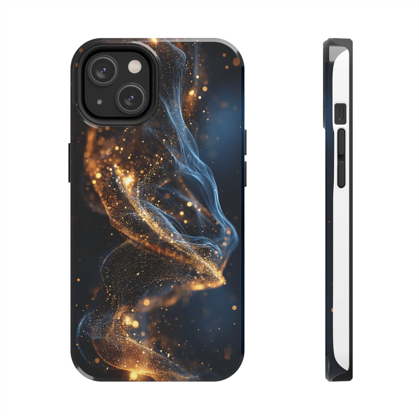 Elegant Gold Swirl Tough Phone Case – Durable & Stylish Protection for Your Device