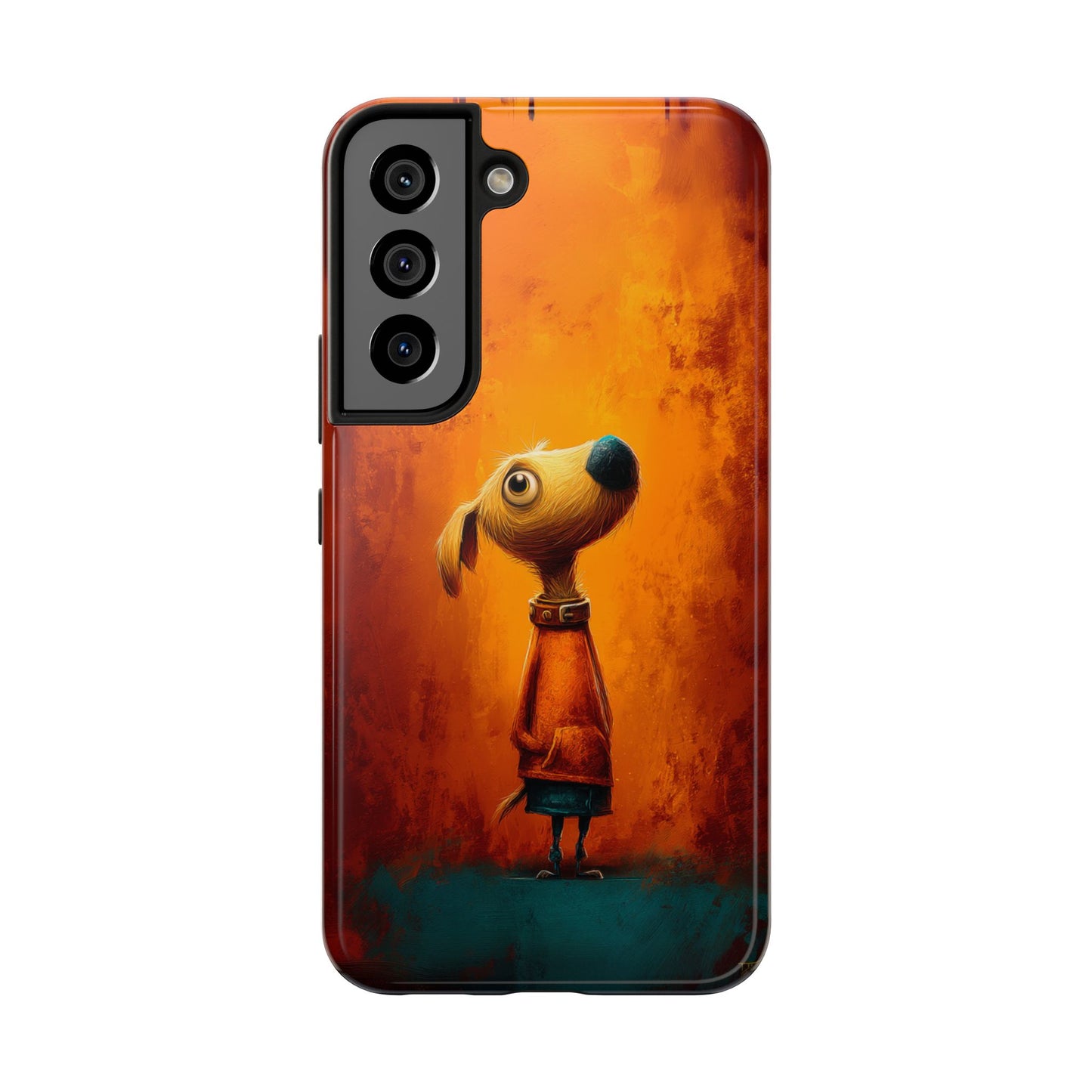 Whimsical Dog Art Tough Phone Case - Durable & Stylish Pet Lover Accessory