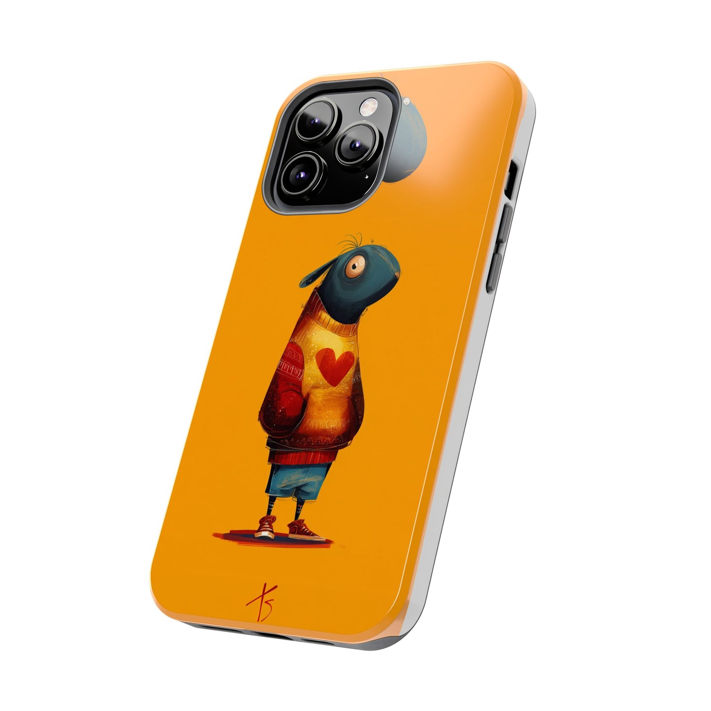 Cute Cartoon Tough Phone Case - Whimsical Sheep Design